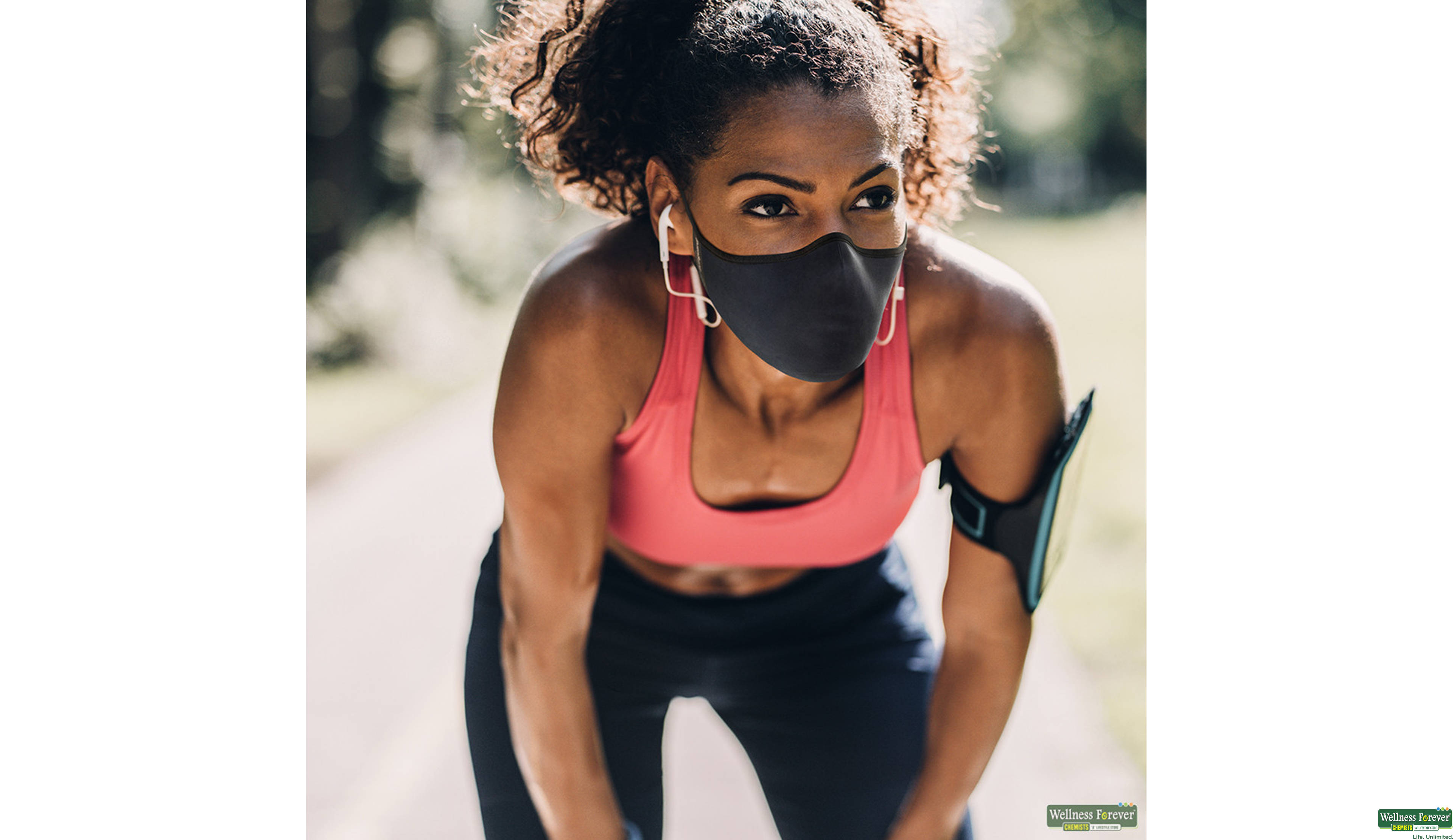 LIVINGUARD FITNESS MASK L 1PC- 5, 1PC, 