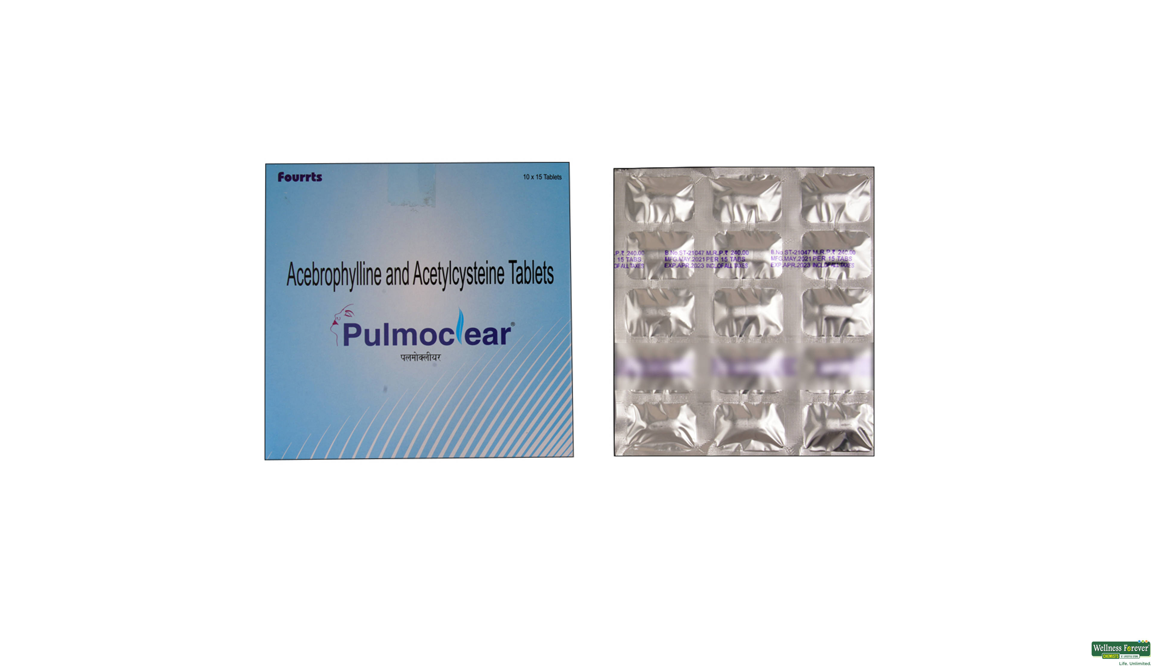 PULMOCLEAR 15TAB- 1, 15TAB, 