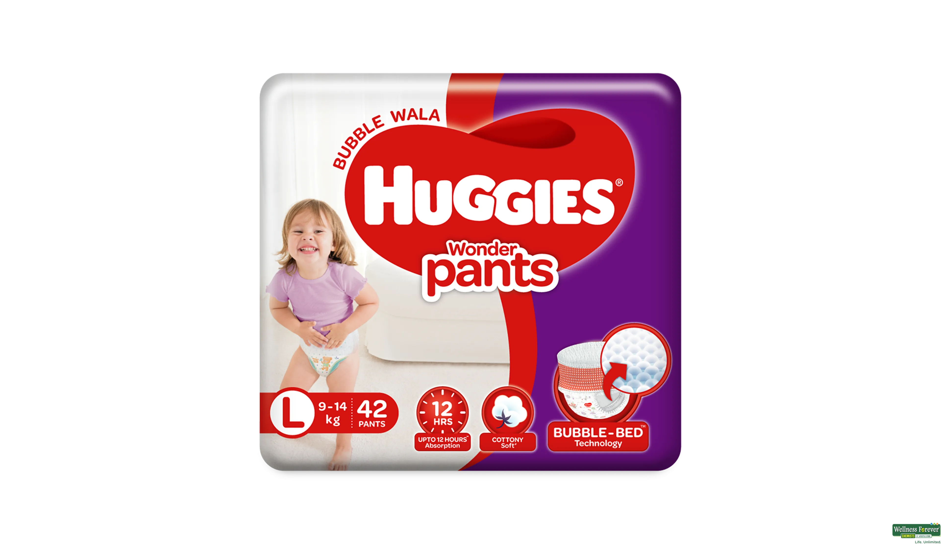 Huggies Wonder Pants Diapers (42 PCS, XL) Price in India, Specifications,  Comparison (22nd March 2024) | Pricee.com