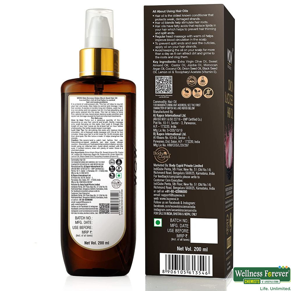 Wow on sale onion oil