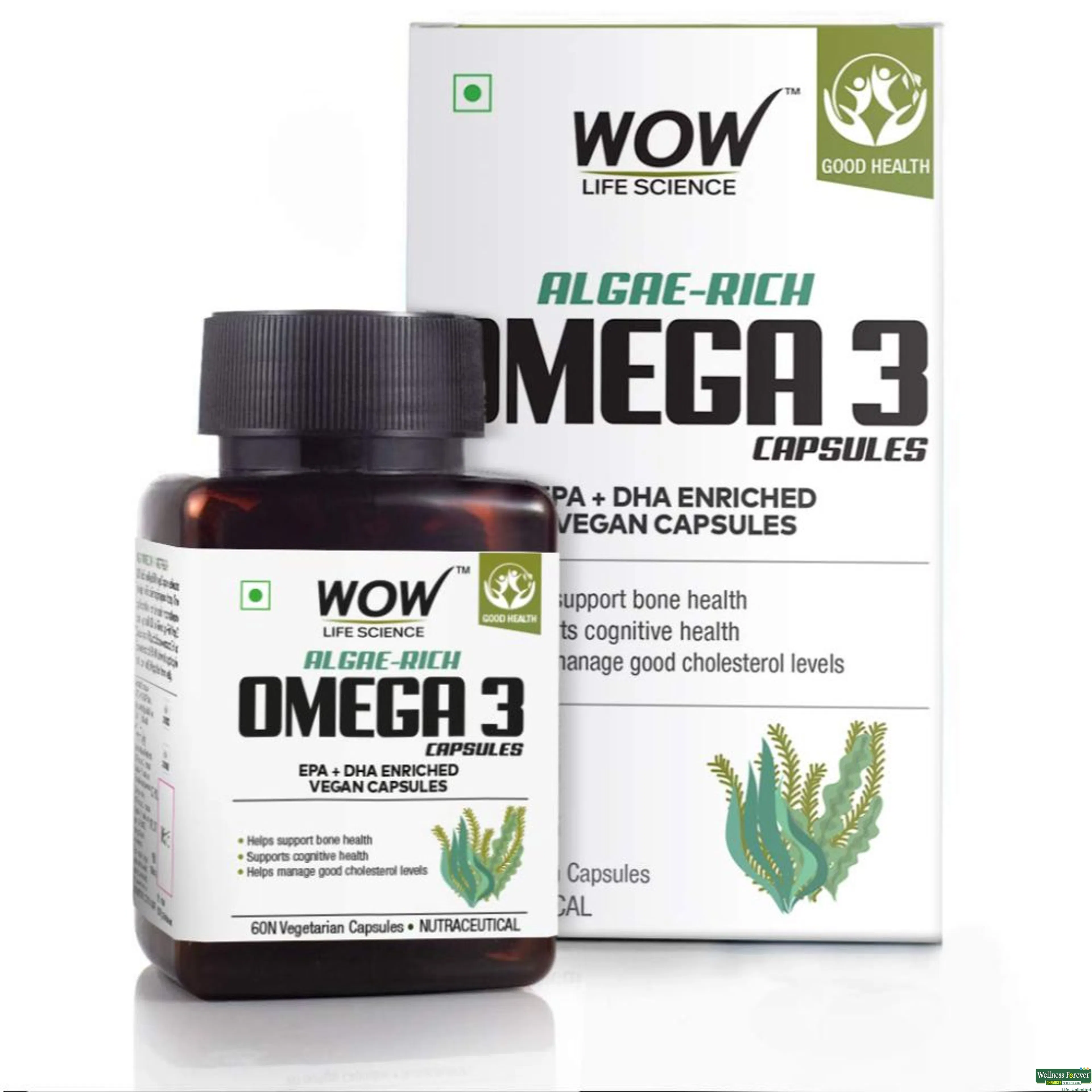 WOW ALGAE-RICH OMEGA-3 60CAP-image