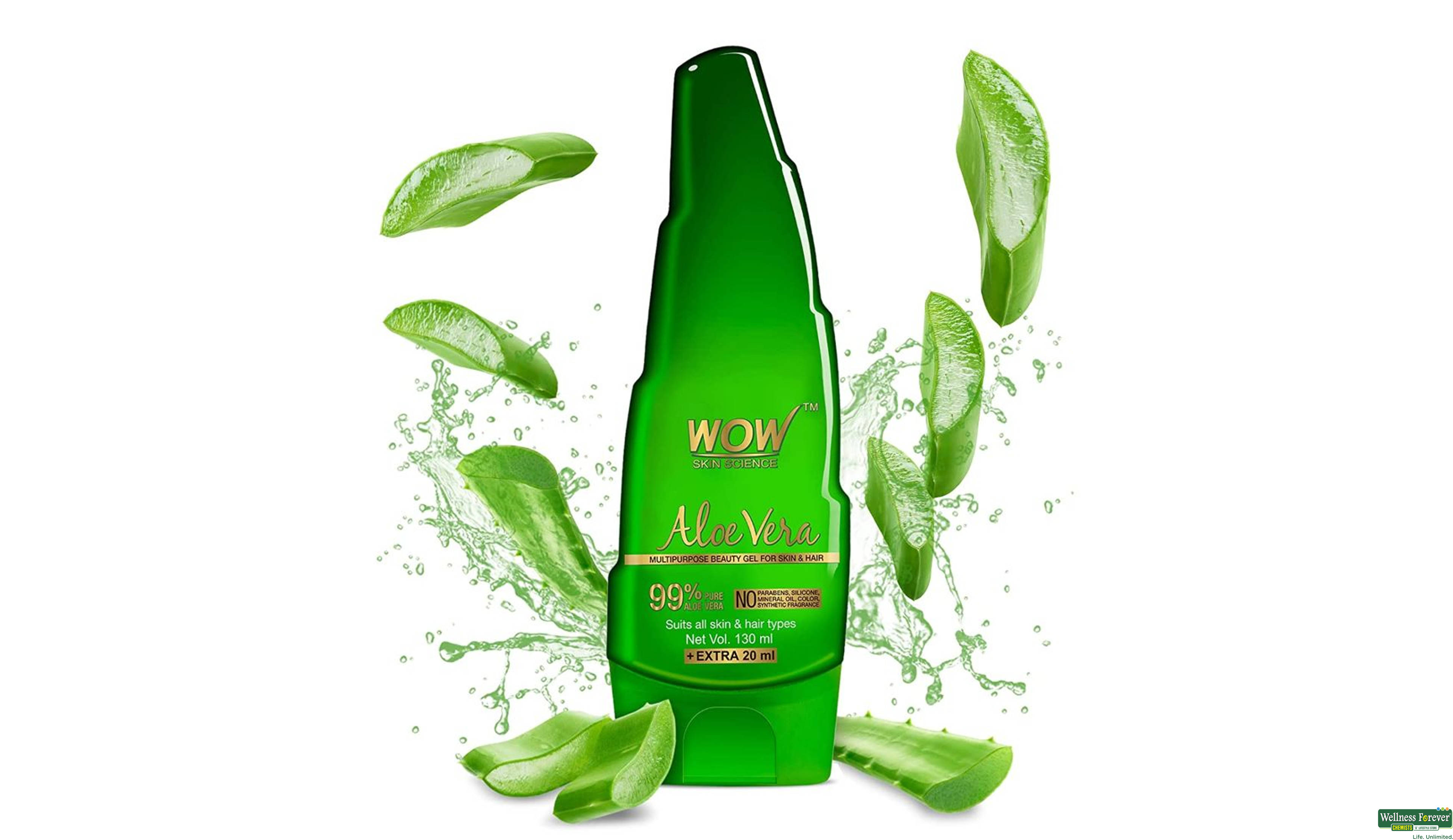 WOW SKIN SCIENCE ALOE VERA GEL 150ML- 3, 150ML, null