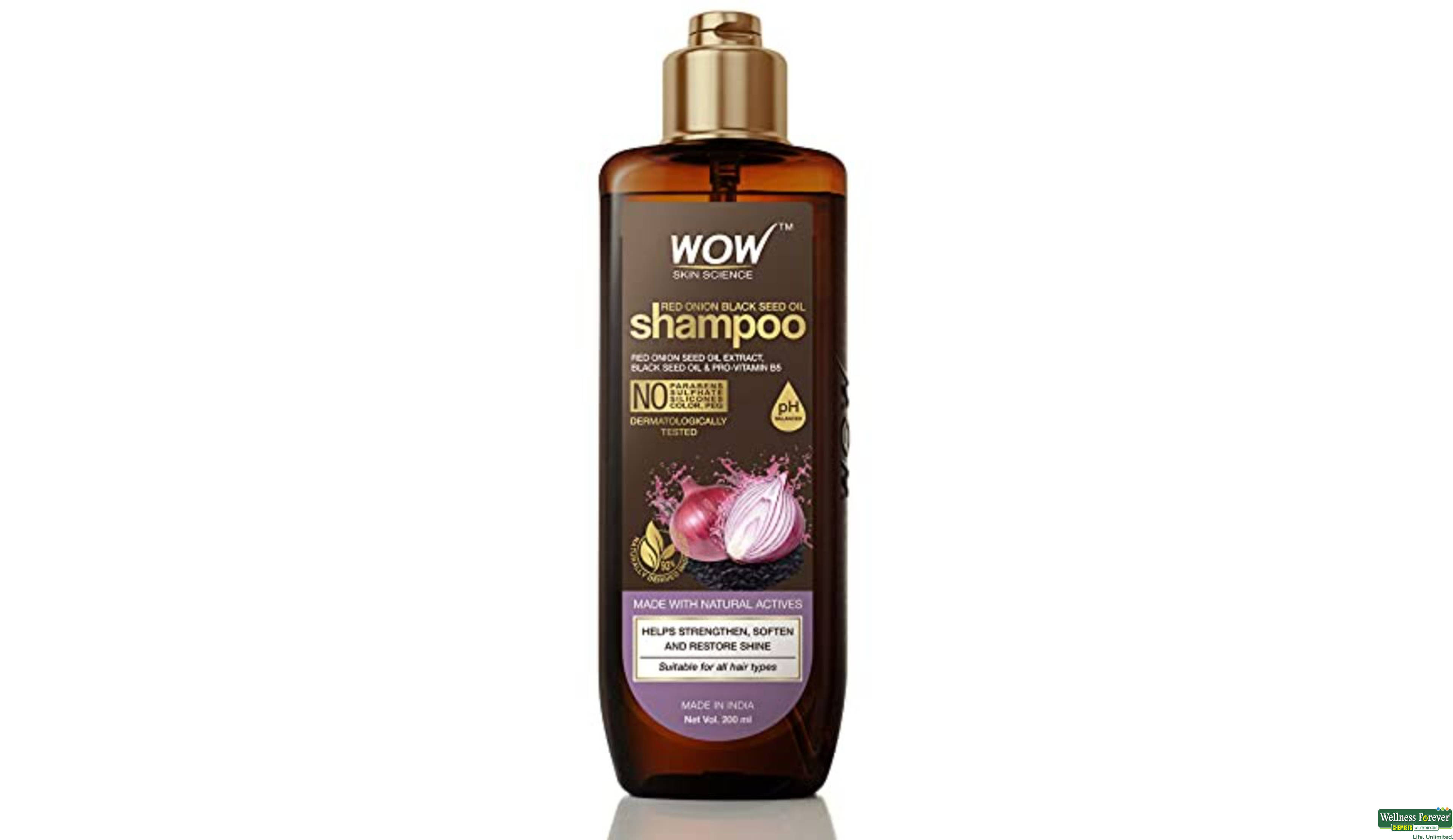 WOW SKIN SCIENCE ONION SHAMP 200ML- 1, 200ML, null