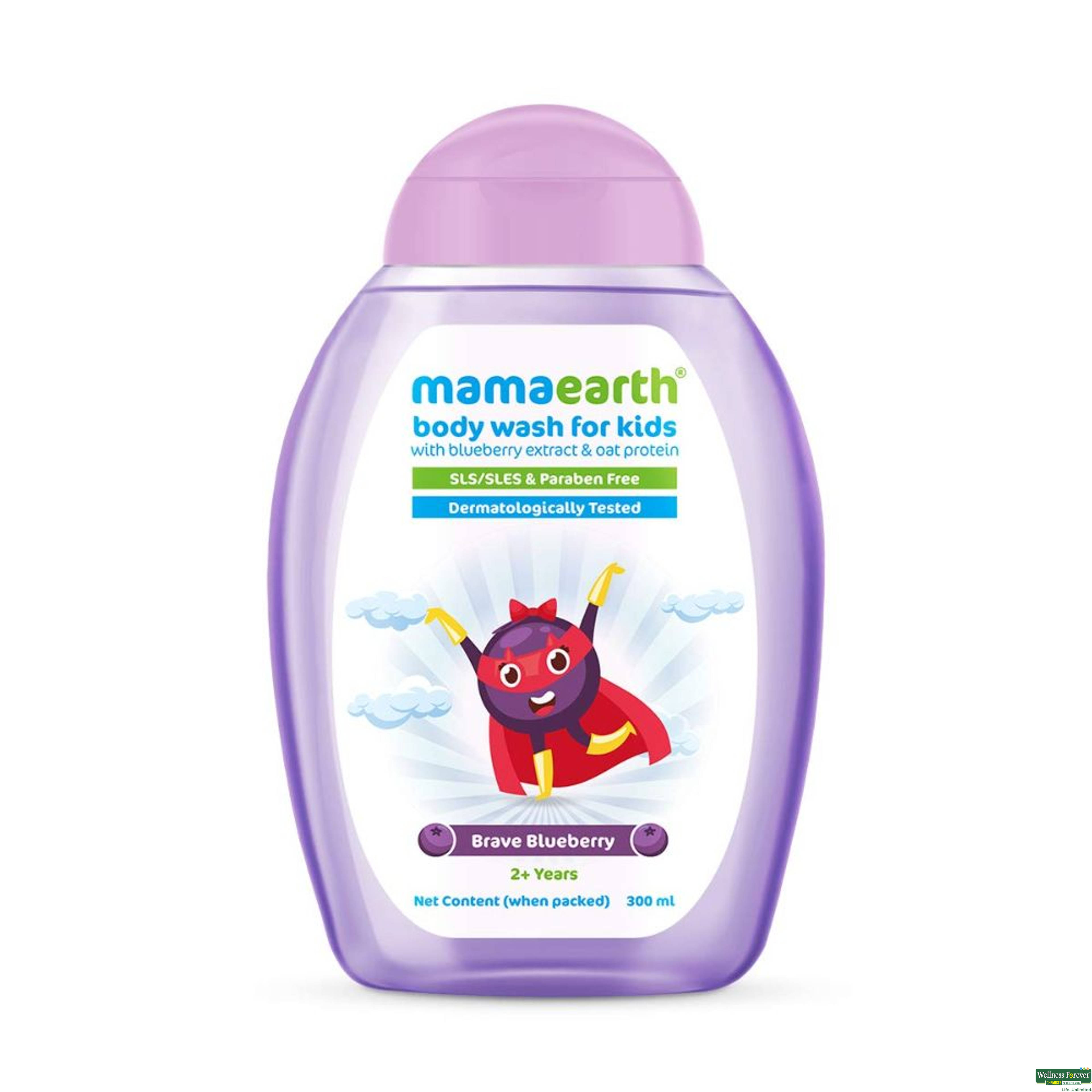 Mamaearth Blueberry Body Wash For Kids, 300 ml-image