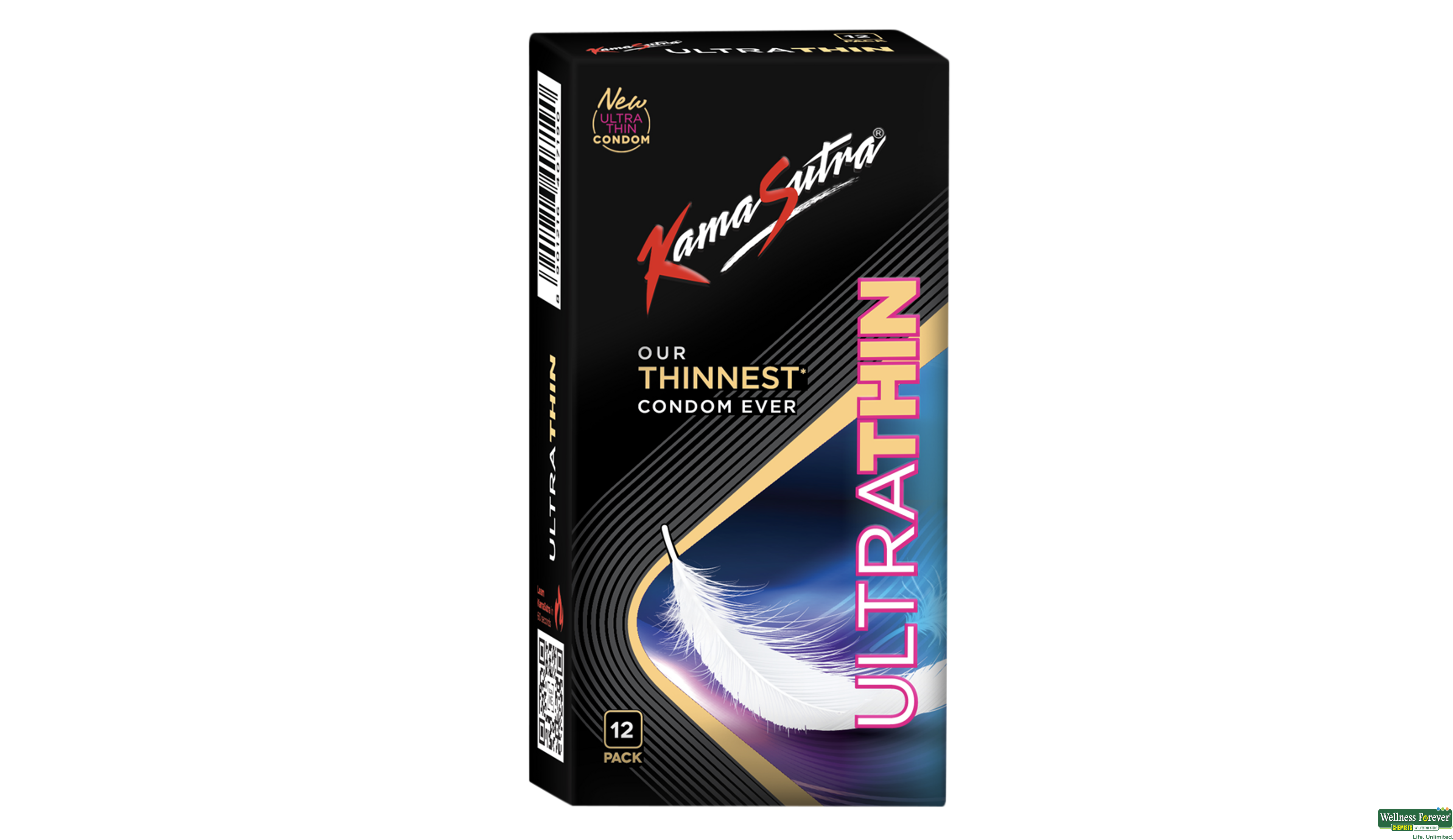 KS CONDOM ULTRATHIN 12PC- 1, 12PC, 