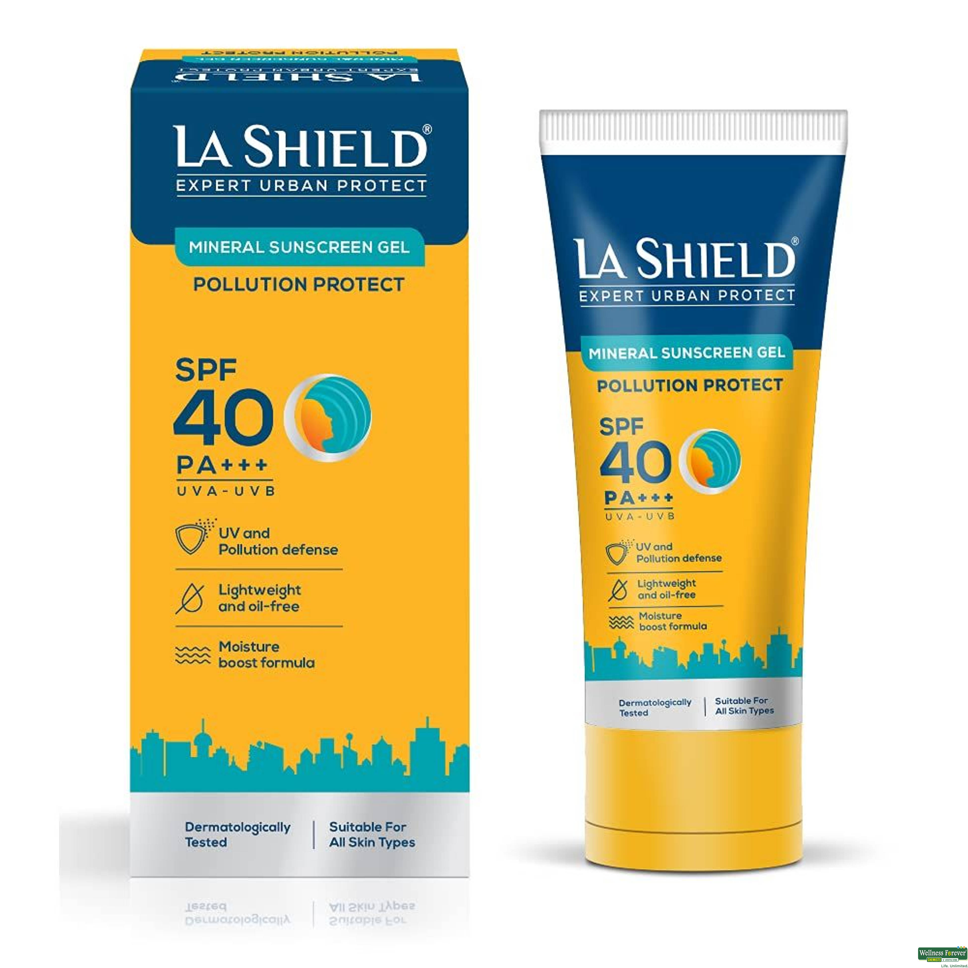 La-Shield Urban Min Sunscreen SPF 40 Gel 50g-image