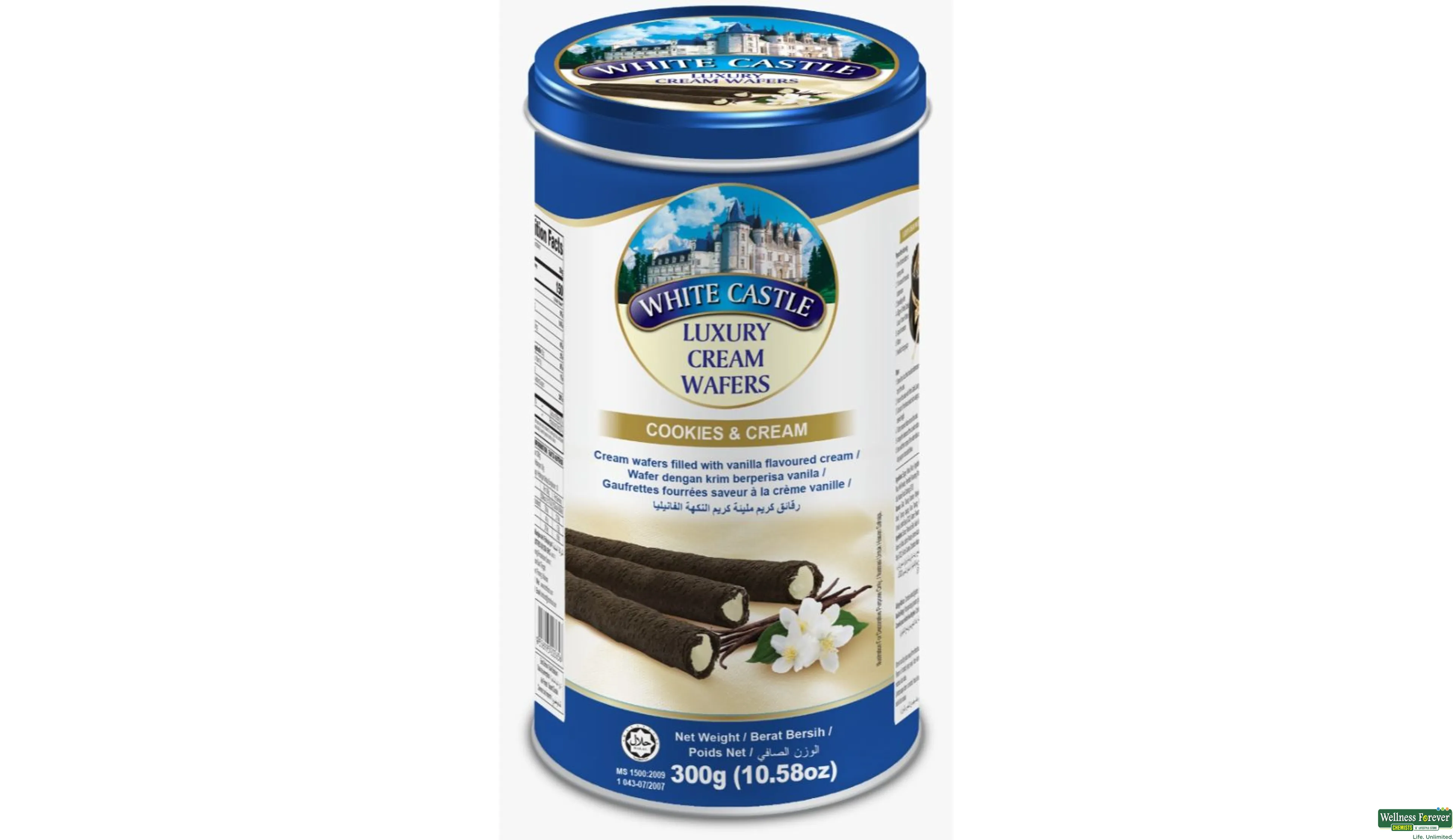 WHITE CASTLE CRM COOKIES & CREAMY 300GM- 1, 300GM, null
