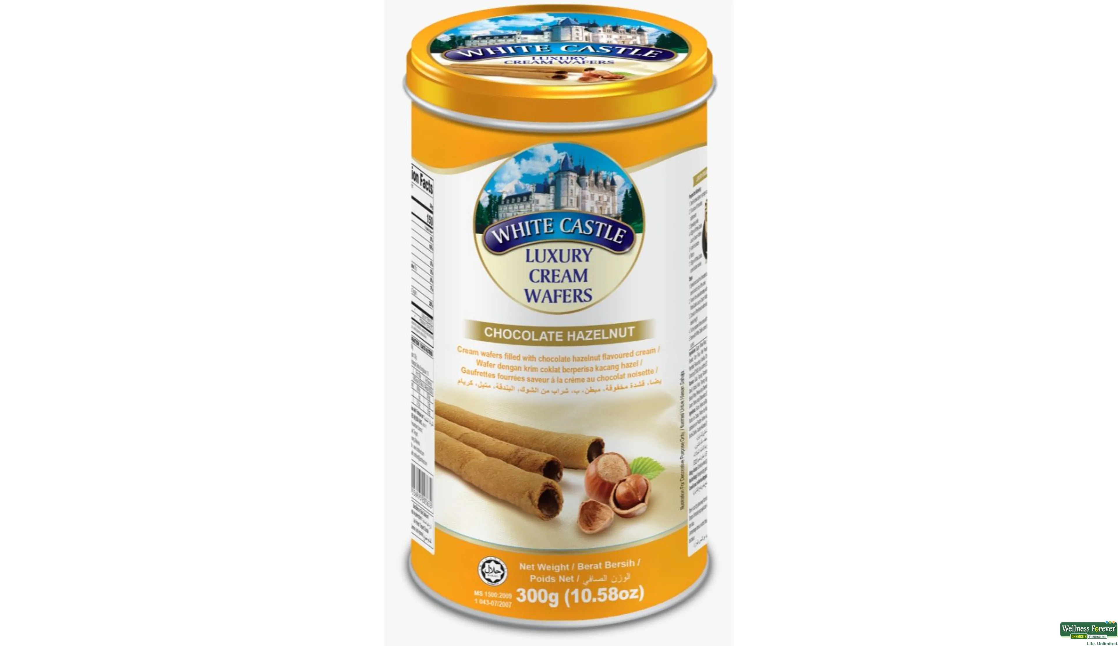 WHITE CASTLE CRM CHOC HAZEL NUT 300GM- 1, 300GM, null