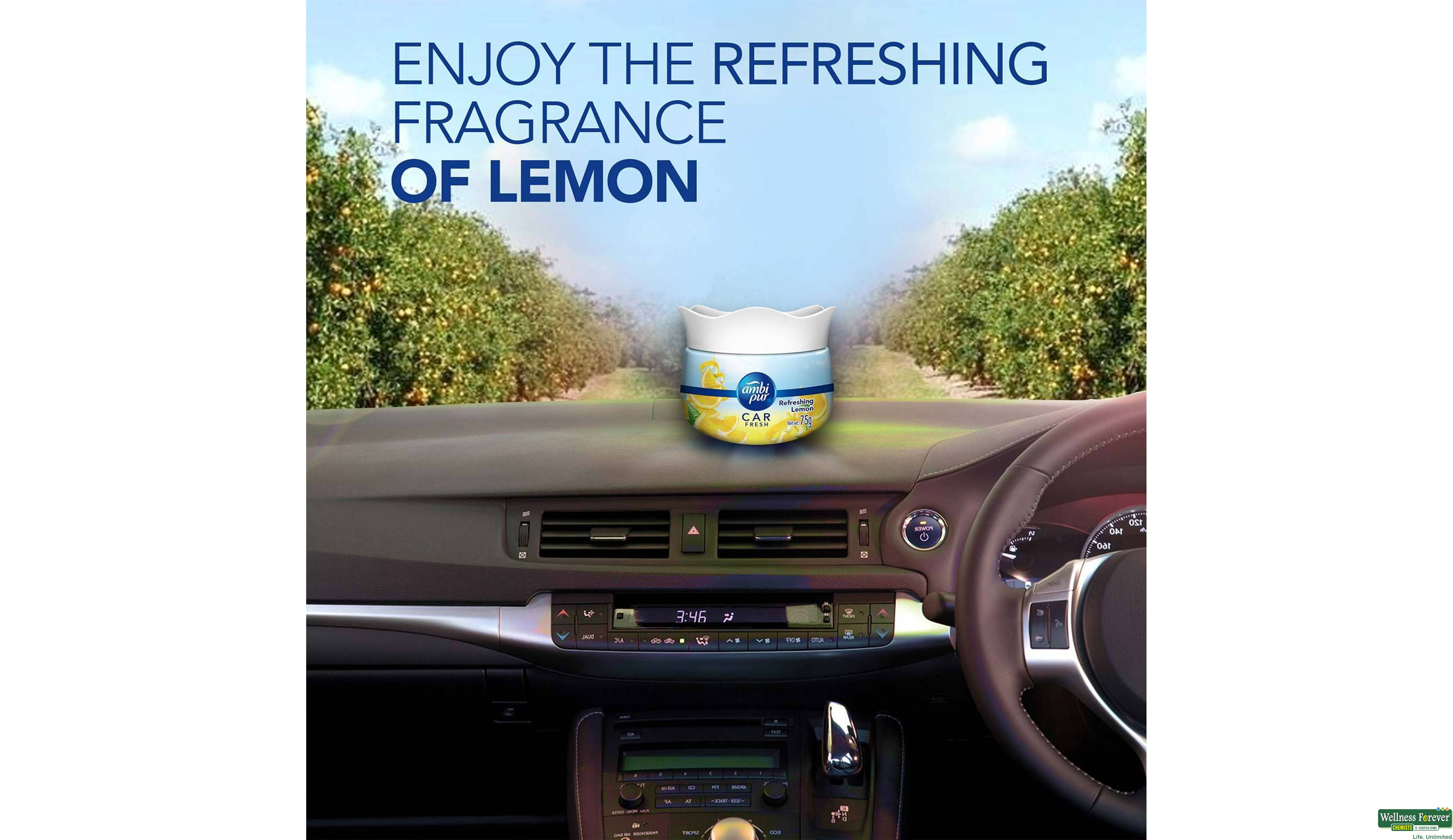 AMBI C/FR GEL LEMON 75GM- 3, 75GM, 