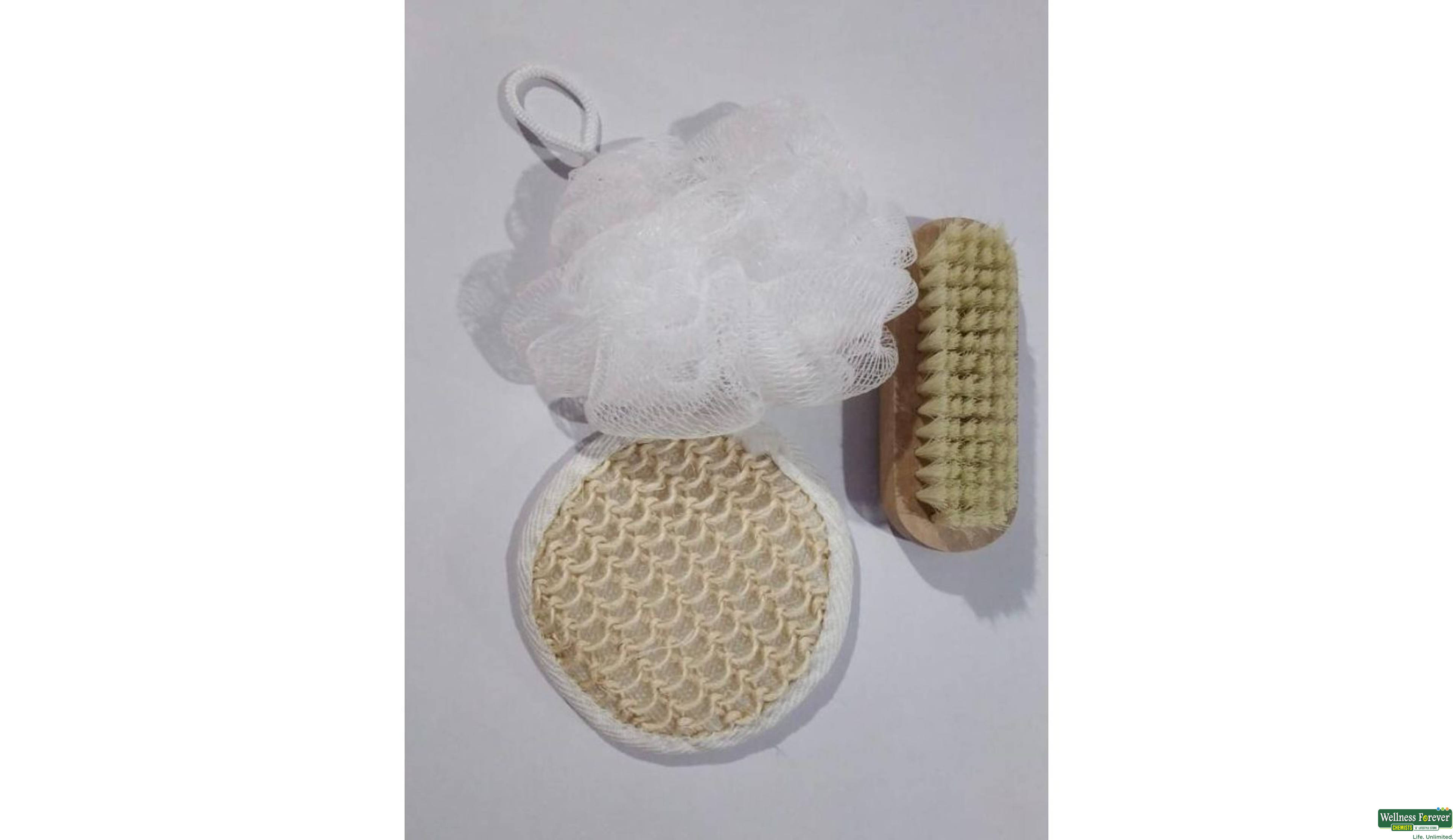 ROOTS BATH PAD/FLOWER & F/BRUSH PS200 1PC- 1, 1PC, 