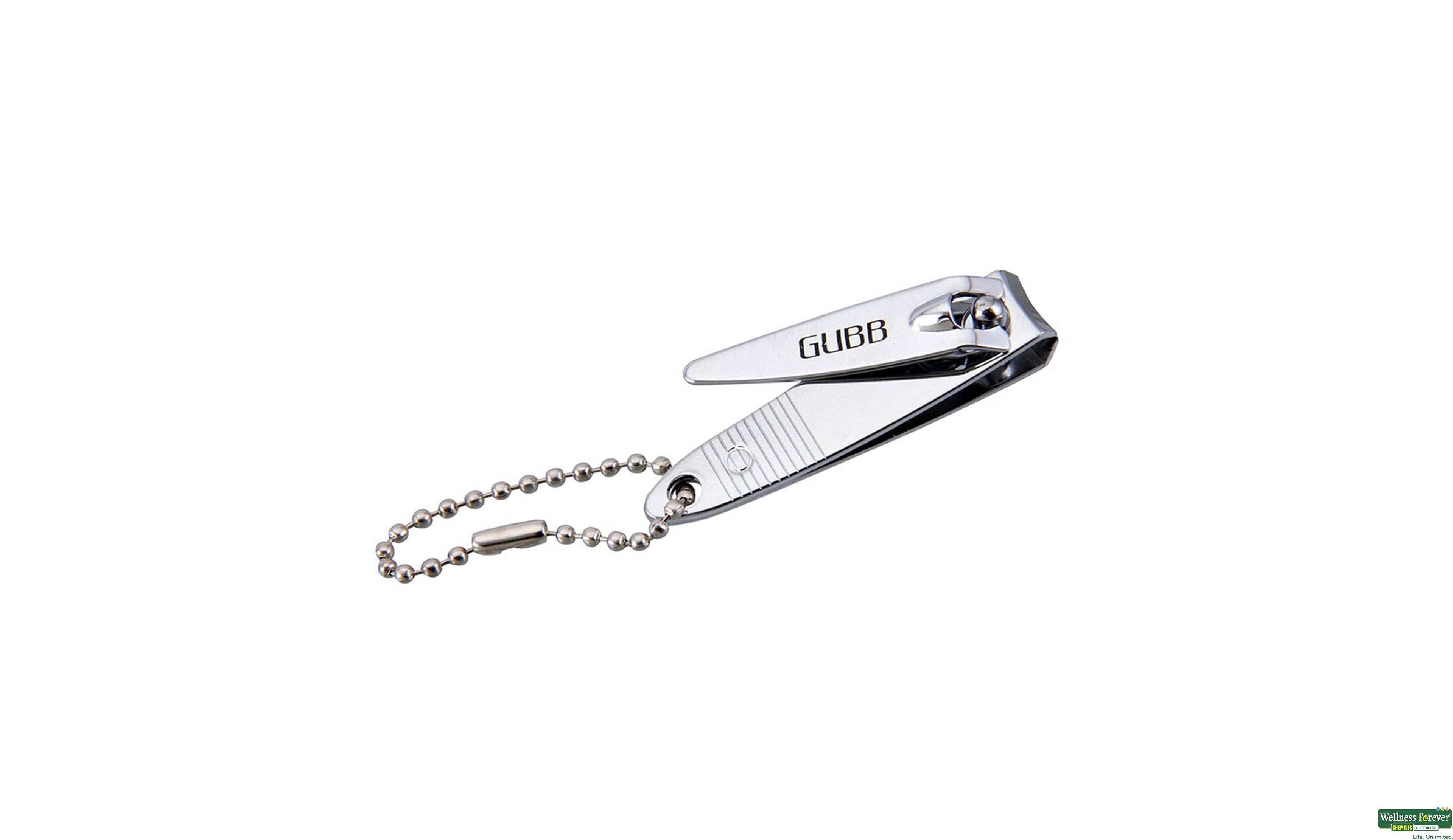 GUBB NAIL CLIPPER WITH FILE/KEYCHAIN 1PC- 1, 1PC, 