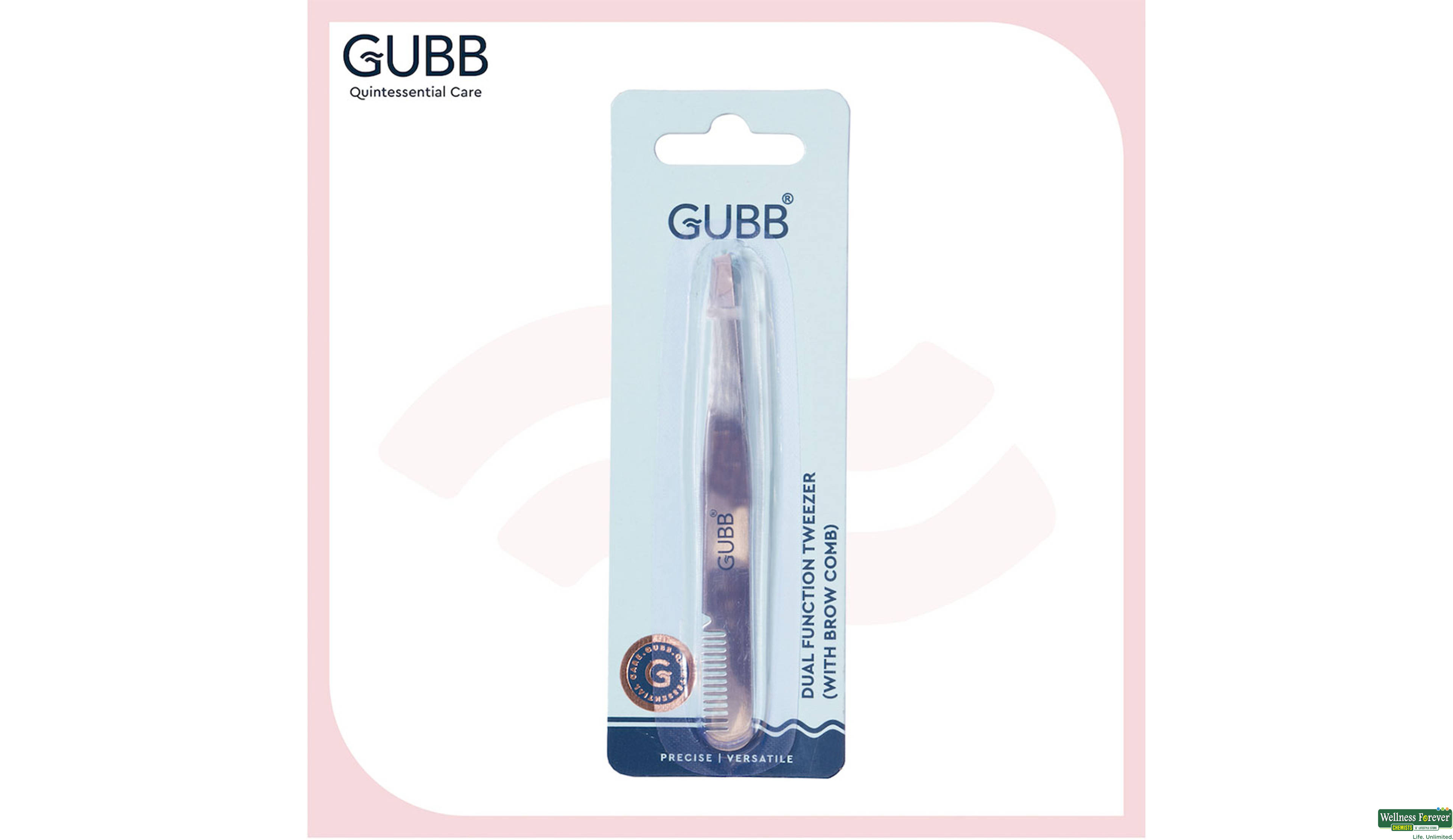 GUBB TWEEZER DUAL FUNCTION 1PC- 2, 1PC, 