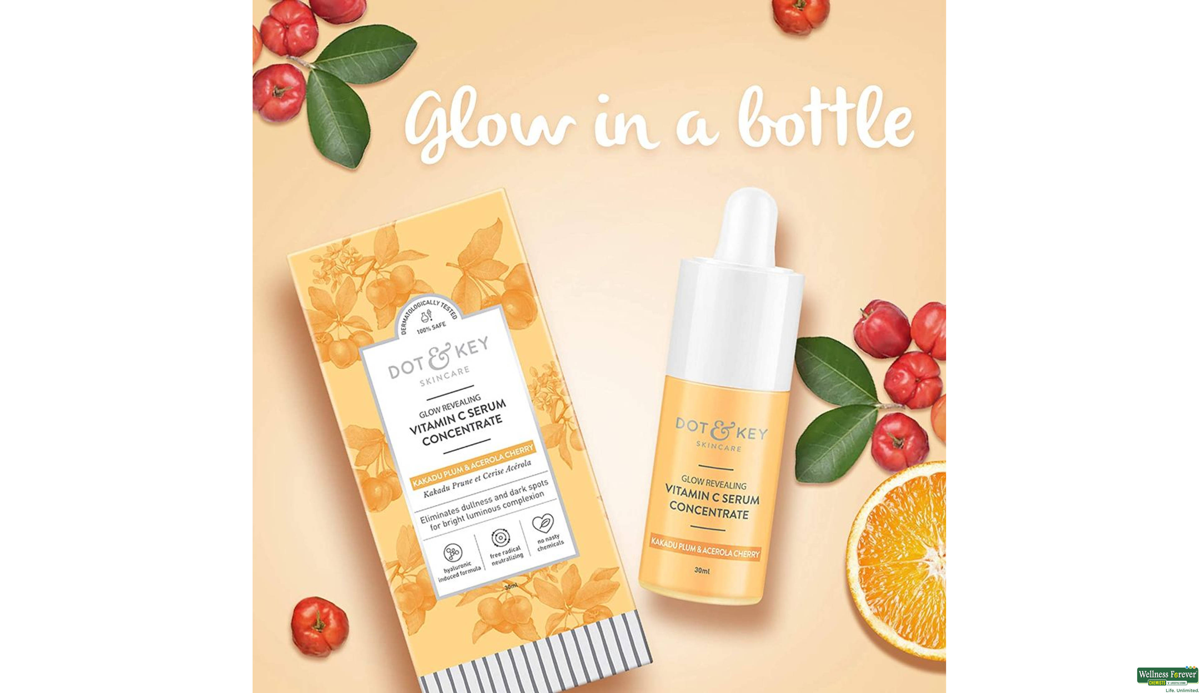 DOT & KEY GLW RVLING VIT C SERUM CONCEN 30ML- 3, 30ML, 