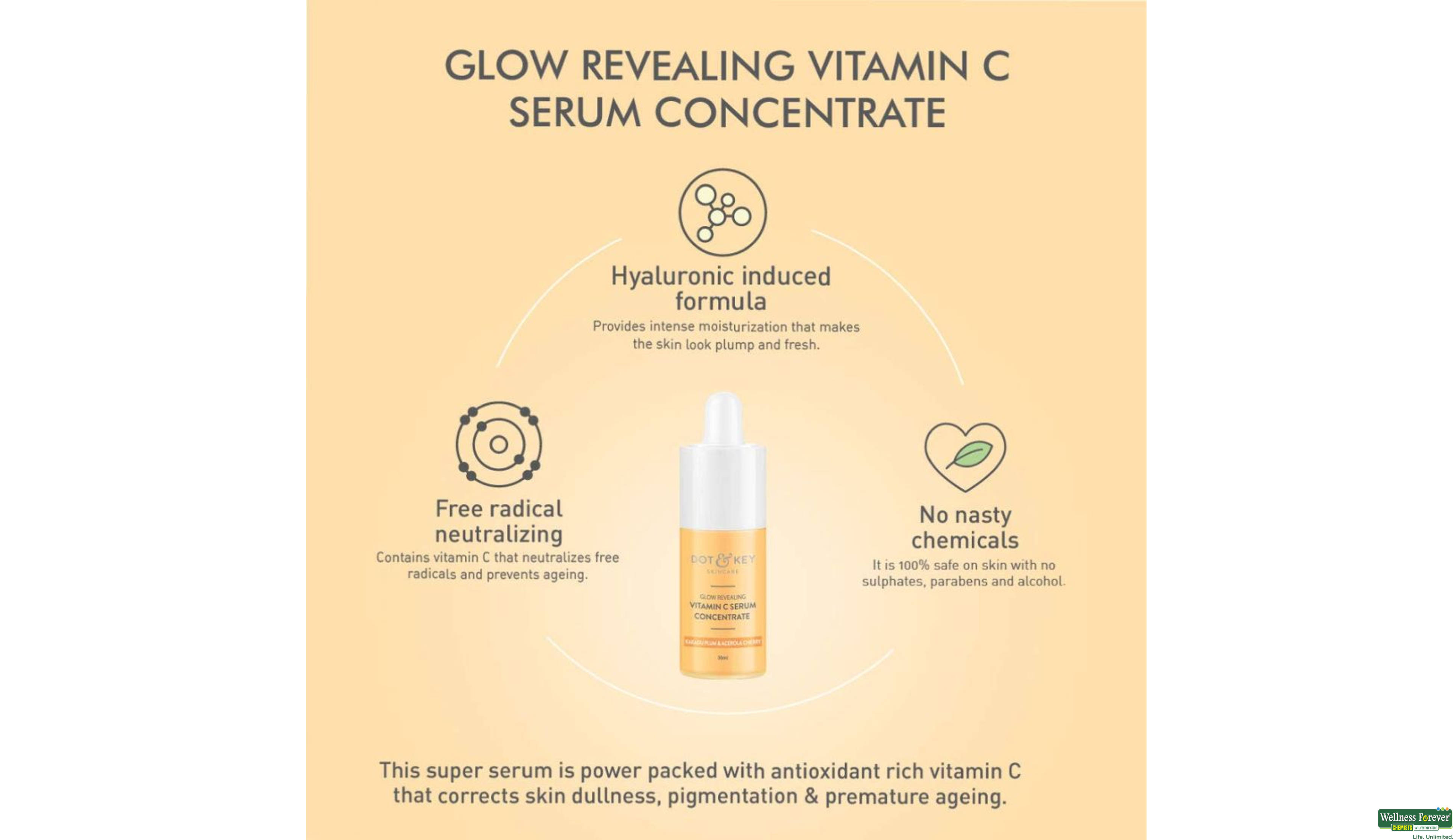 DOT & KEY GLW RVLING VIT C SERUM CONCEN 30ML- 4, 30ML, 