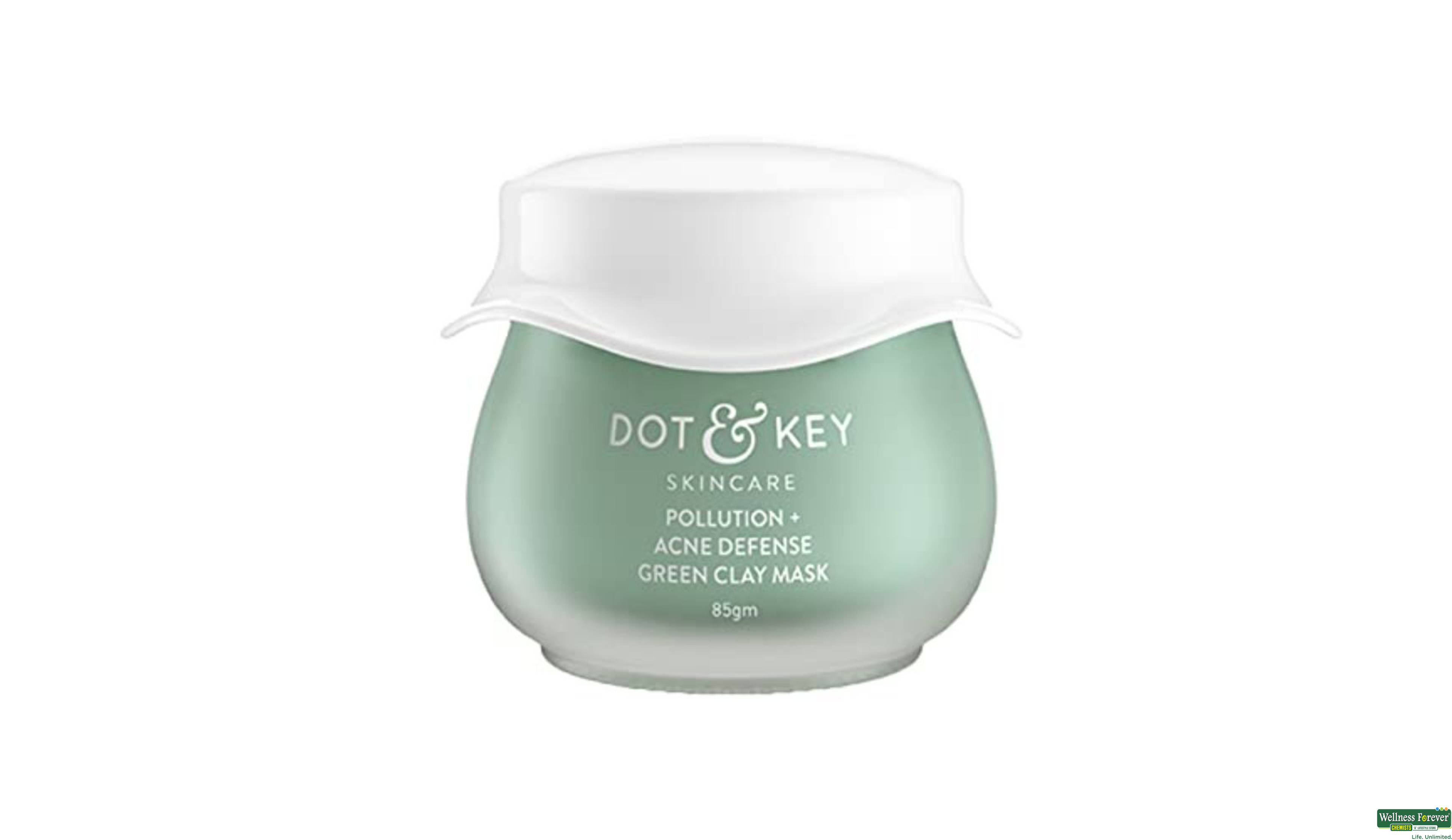 DOT & KEY POLLUTION ACNE CLAY MASK 85GM- 1, 85GM, 