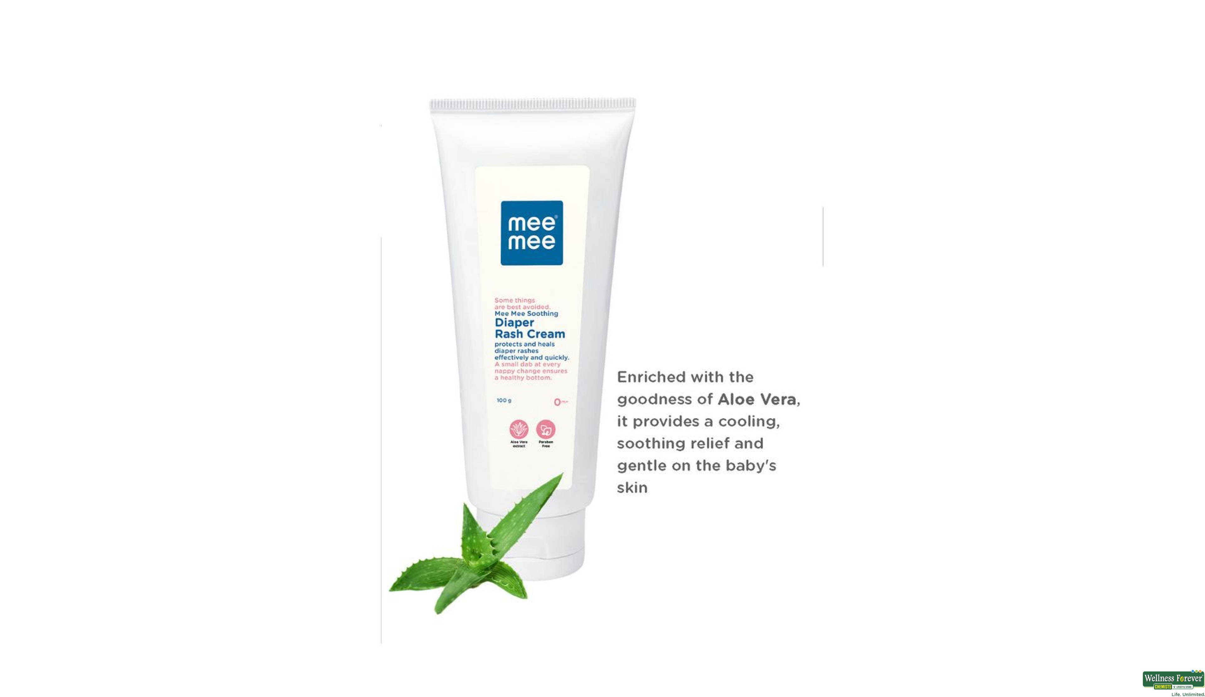 MEE MEE SOOTHING BABY NAPPY CREAM 150GM- 3, 150GM, 