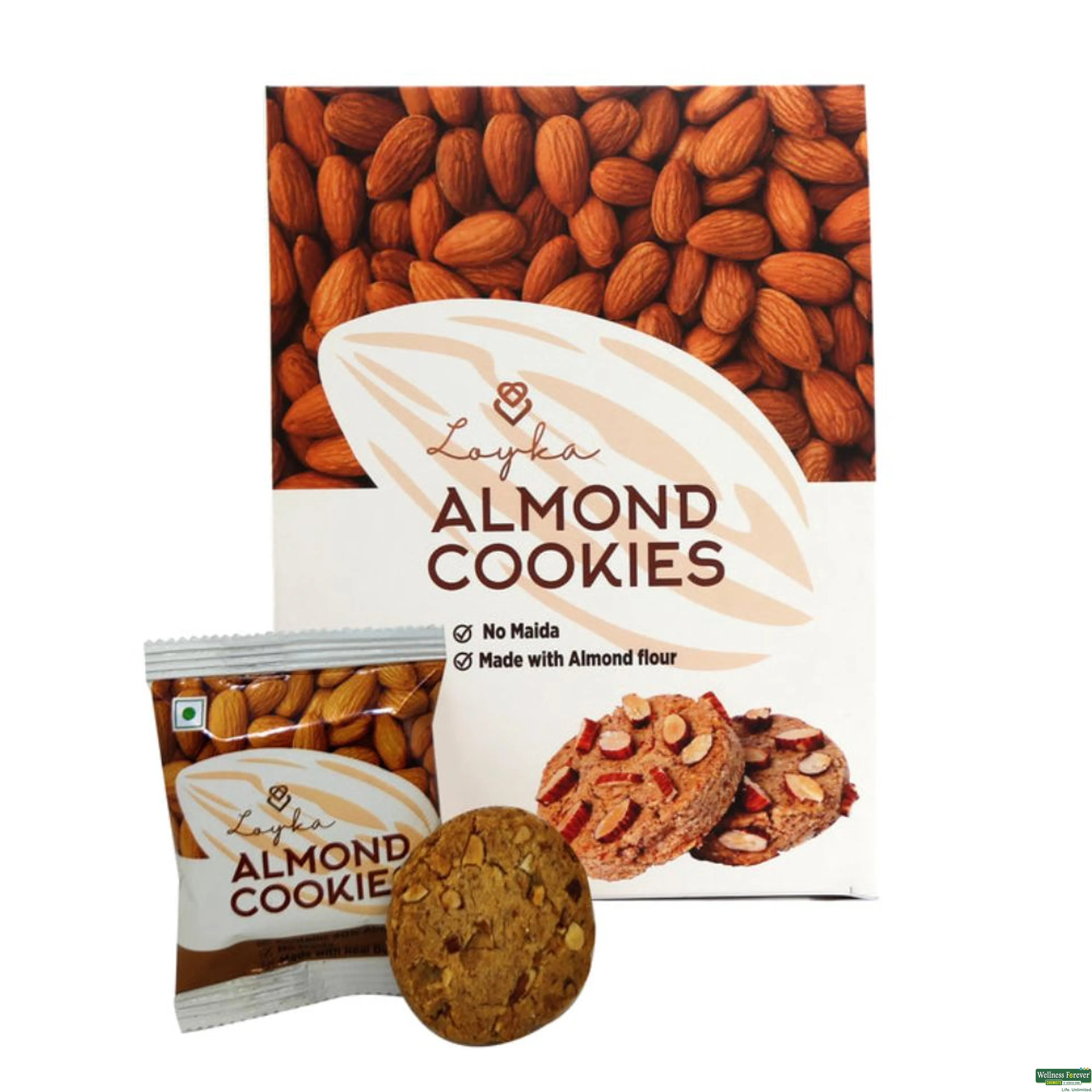 LOYKA ALMOND COOKIES 90GM-image