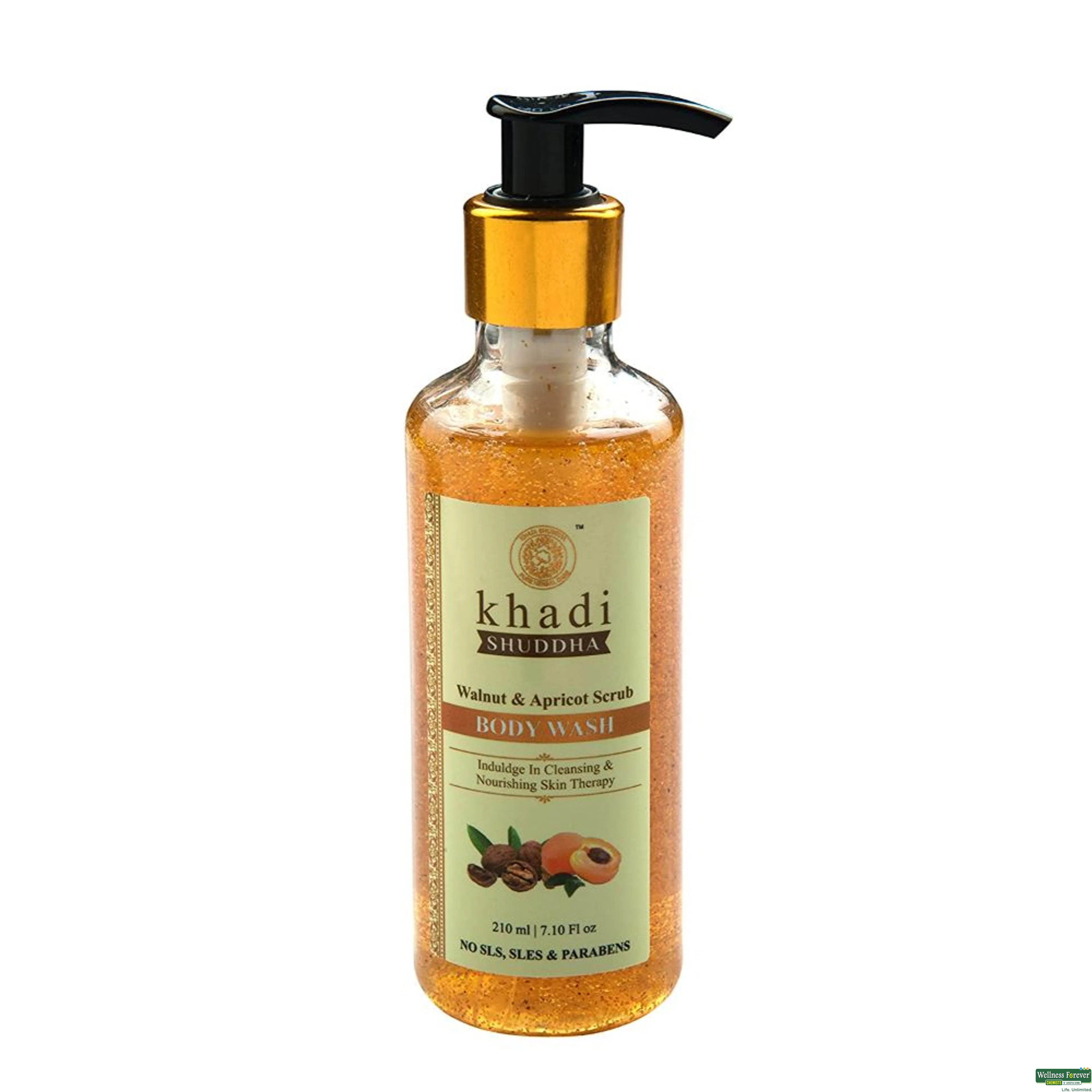 WALNUT & APRICOT BODY SCRUB/WASH 210ML-image