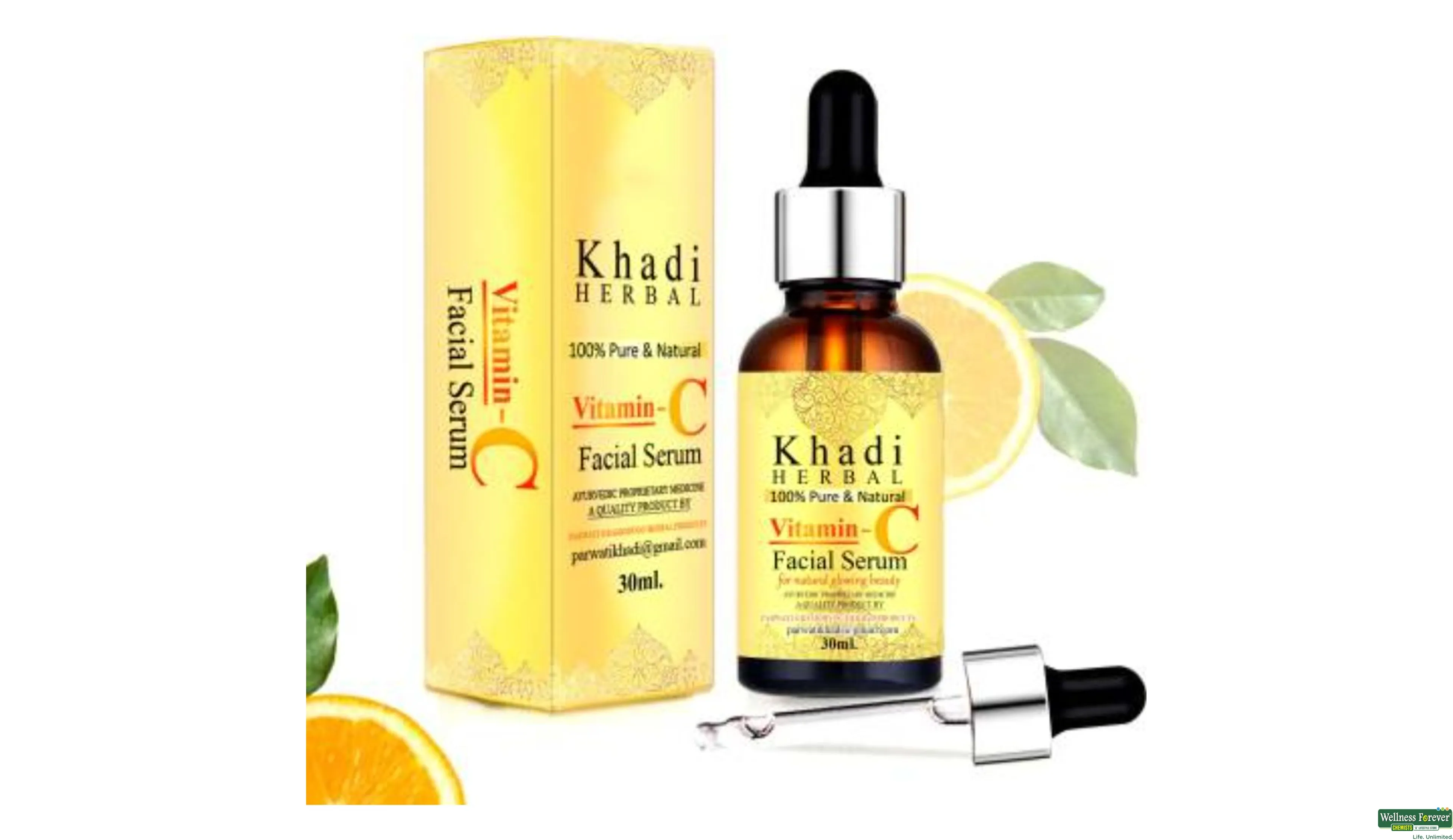 KHADI VITAMIN C FACE SERUM 30ML- 2, 30ML, 