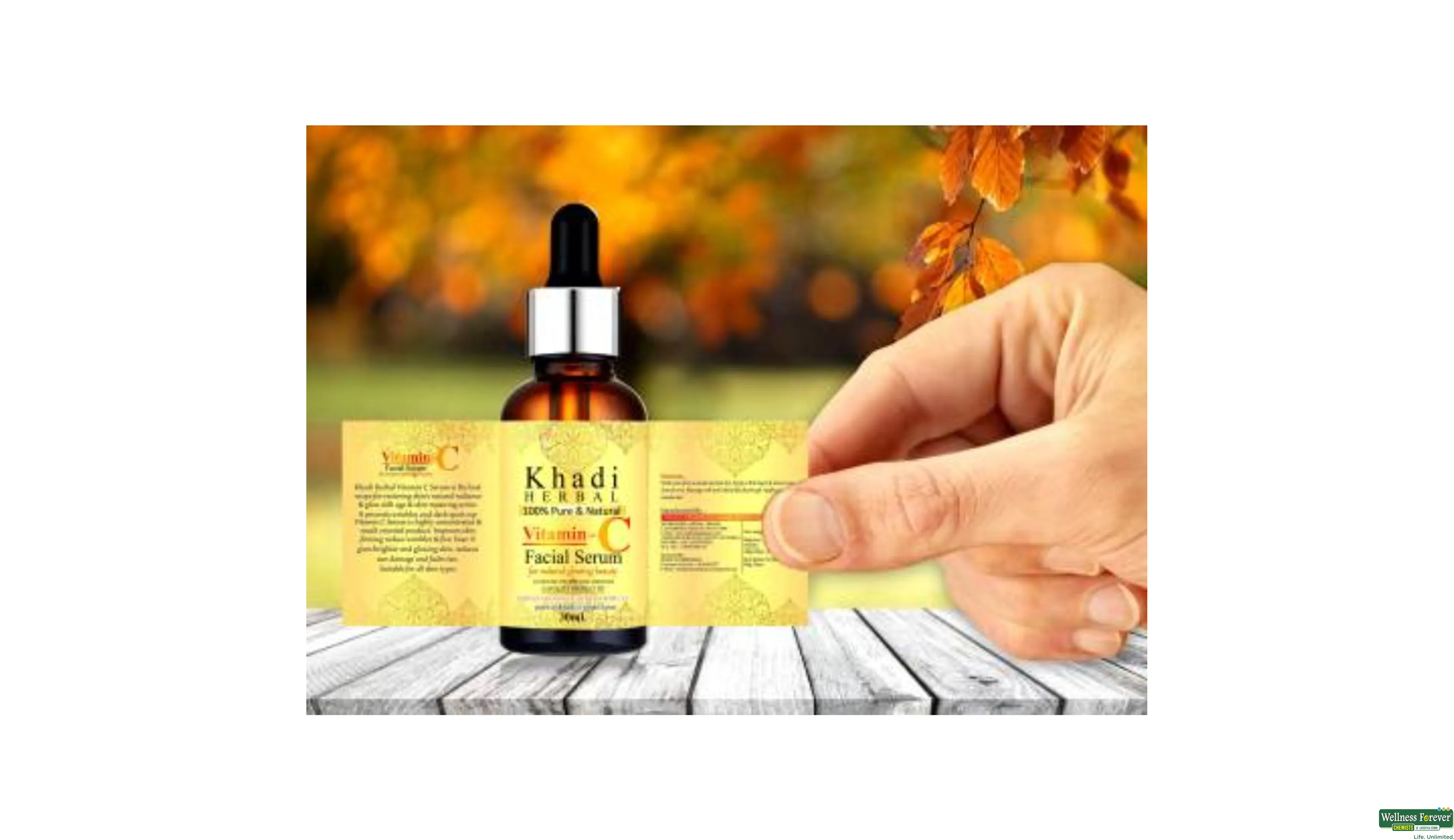 KHADI VITAMIN C FACE SERUM 30ML- 5, 30ML, 