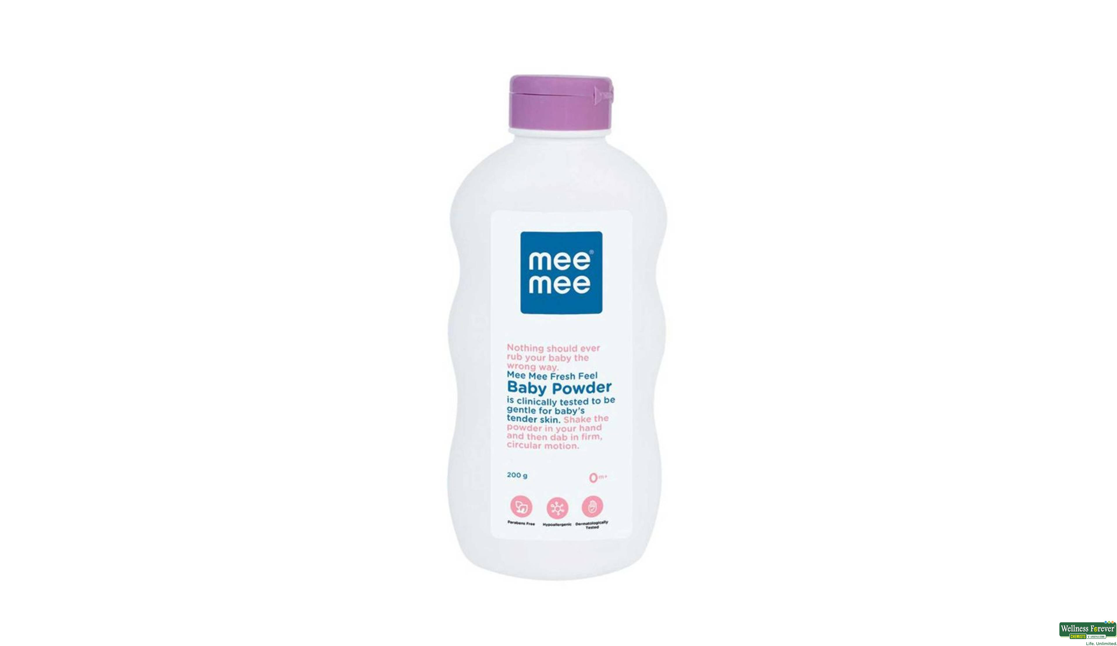 MEE MEE TALC POWDER 200GM- 1, 200GM, 