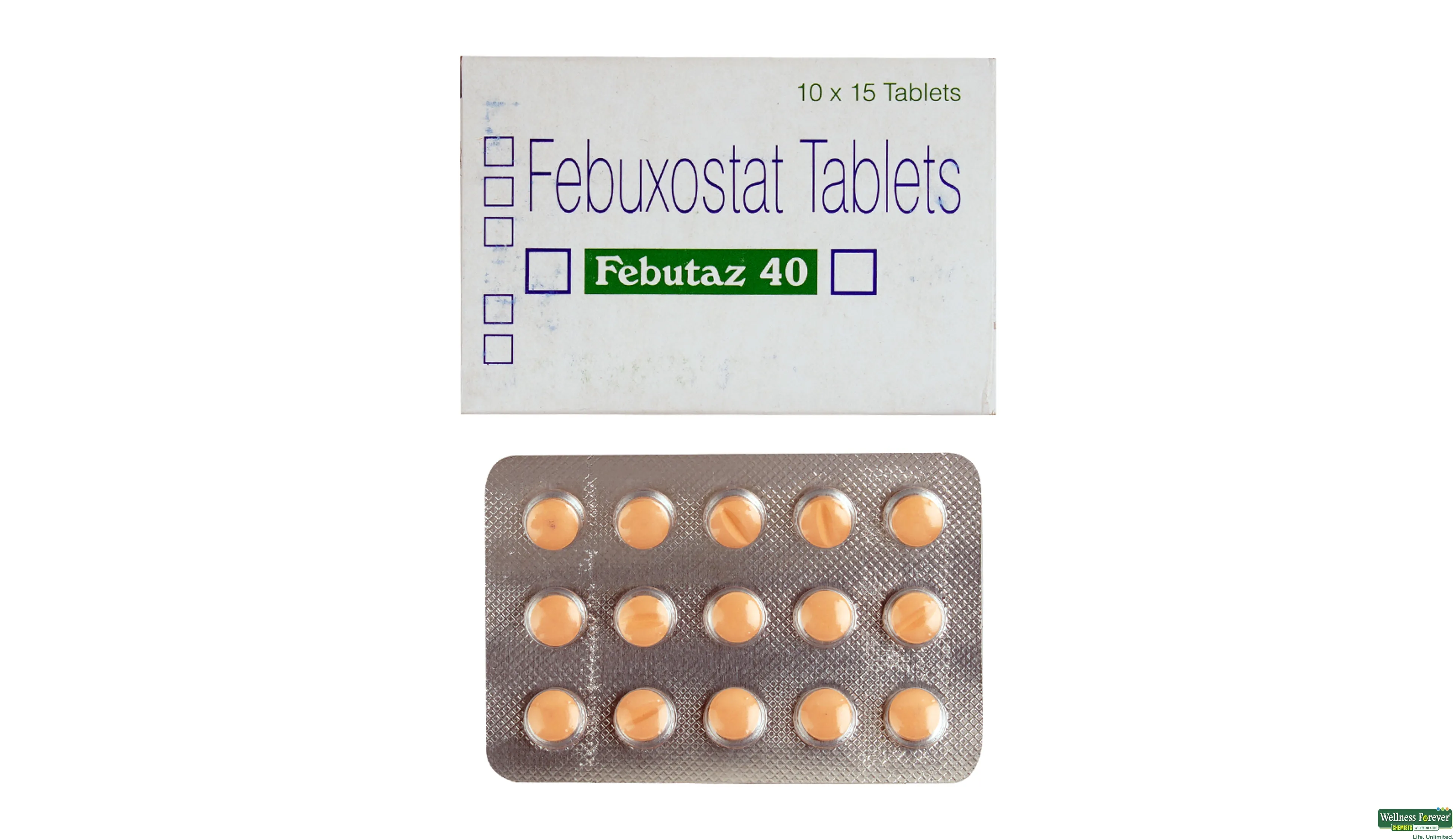 FEBUTAZ 40MG 15TAB- 1, 15TAB, 