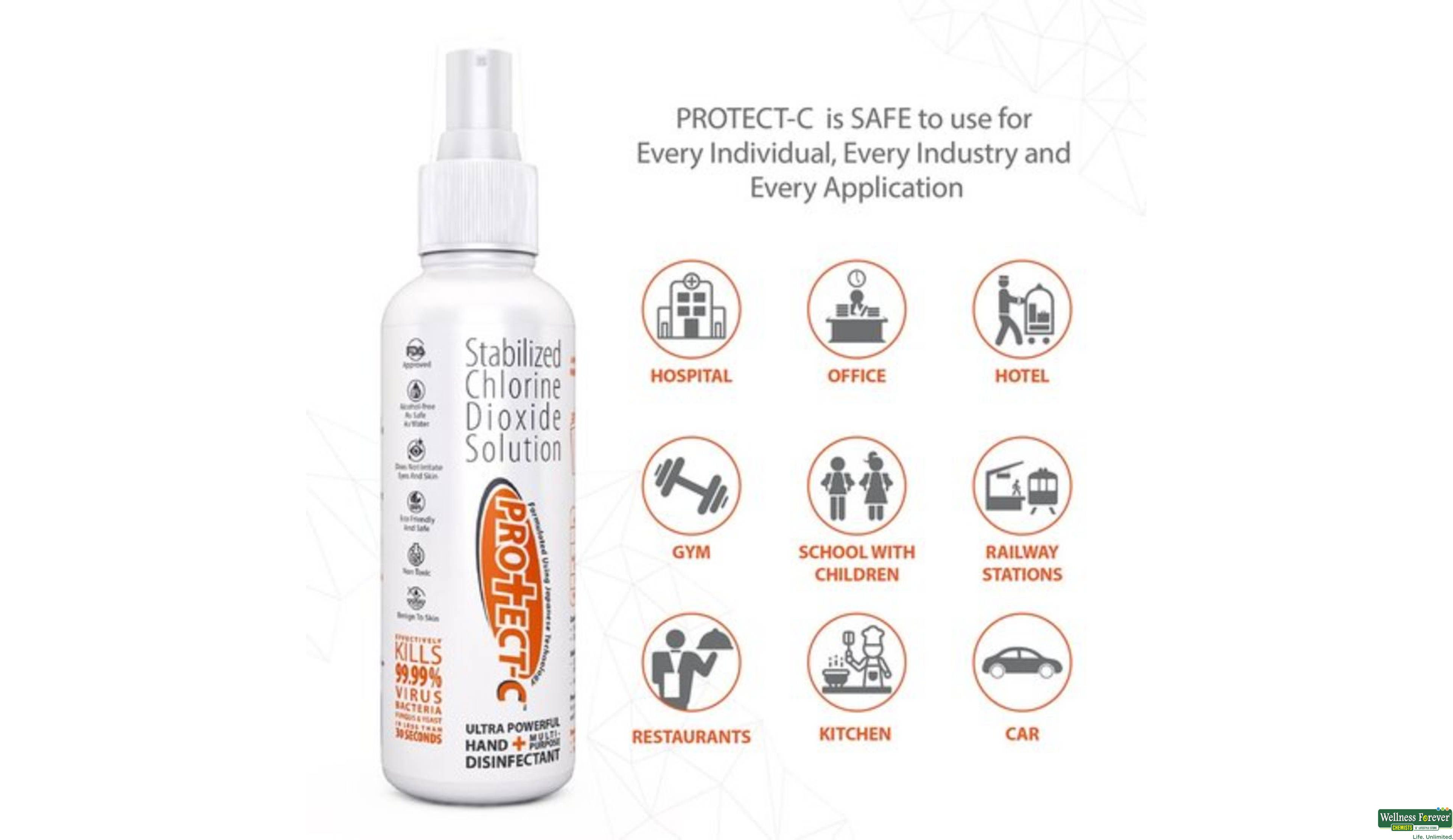 PROTECT C MULTI DISF SPRAY 100ML- 4, 100ML, 