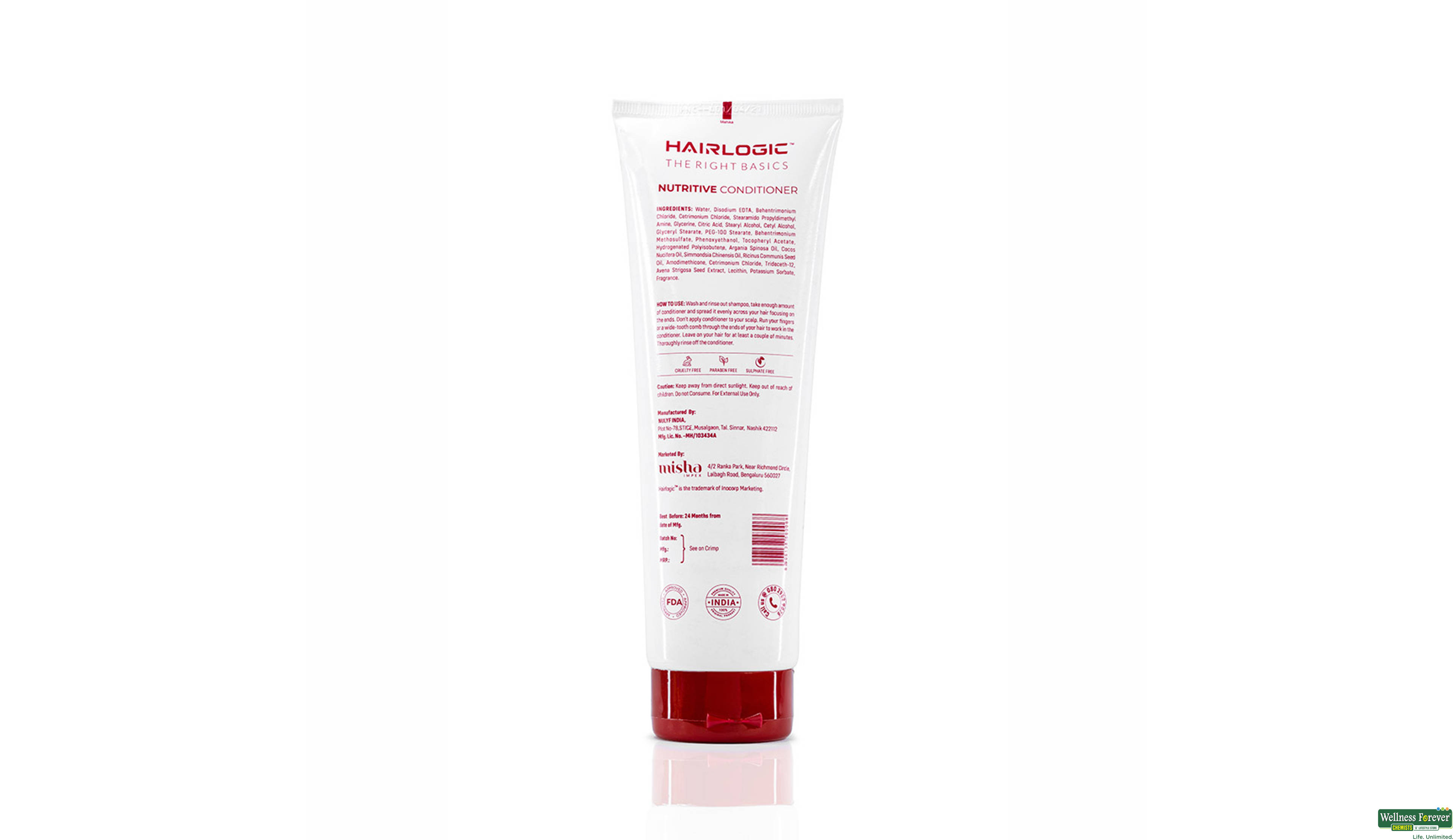 HAIRLOGIC NUTRITIVE CONDITIONER 250ML- 2, 250ML, 