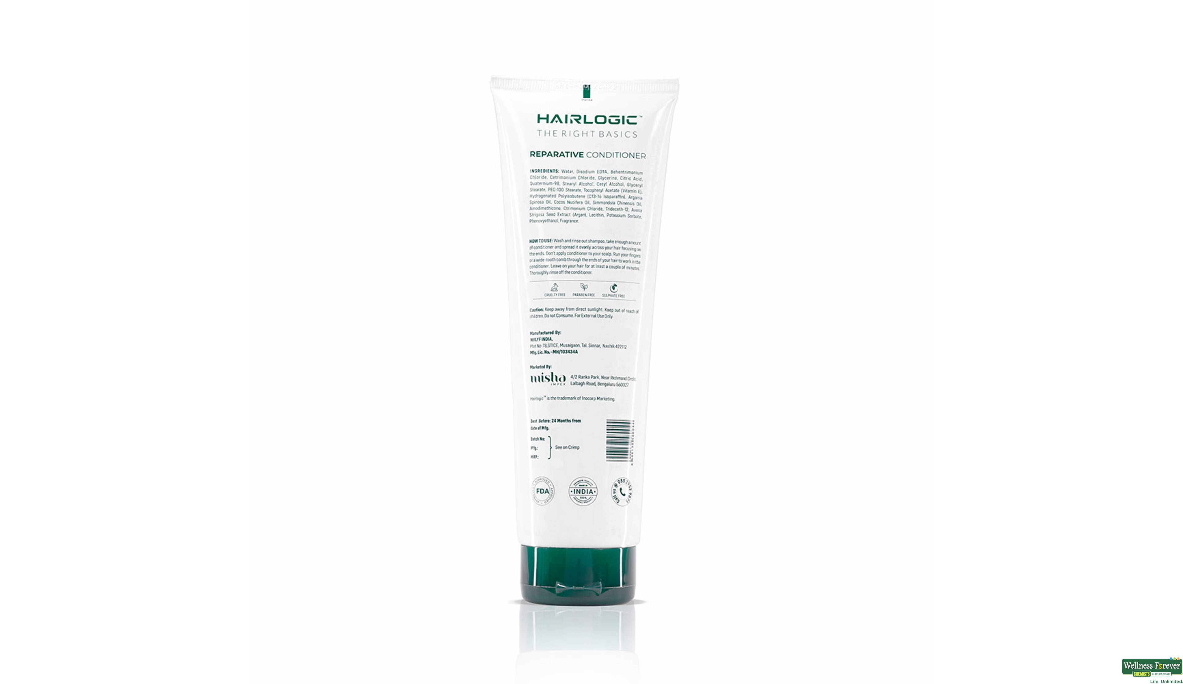 HAIRLOGIC REPARATIVE CONDITIONER 250ML- 2, 250ML, 