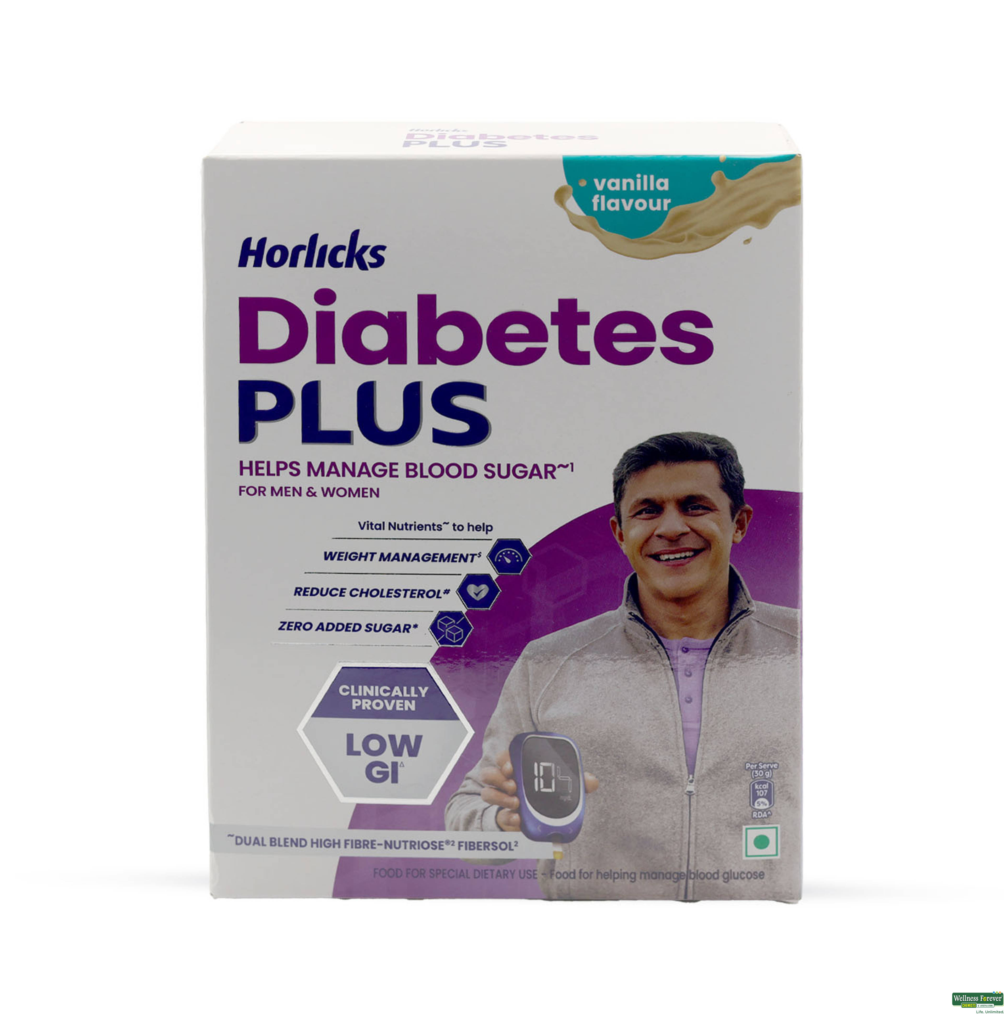 HORLICKS DIABETES PLUS VANILLA BIB 400GM-image