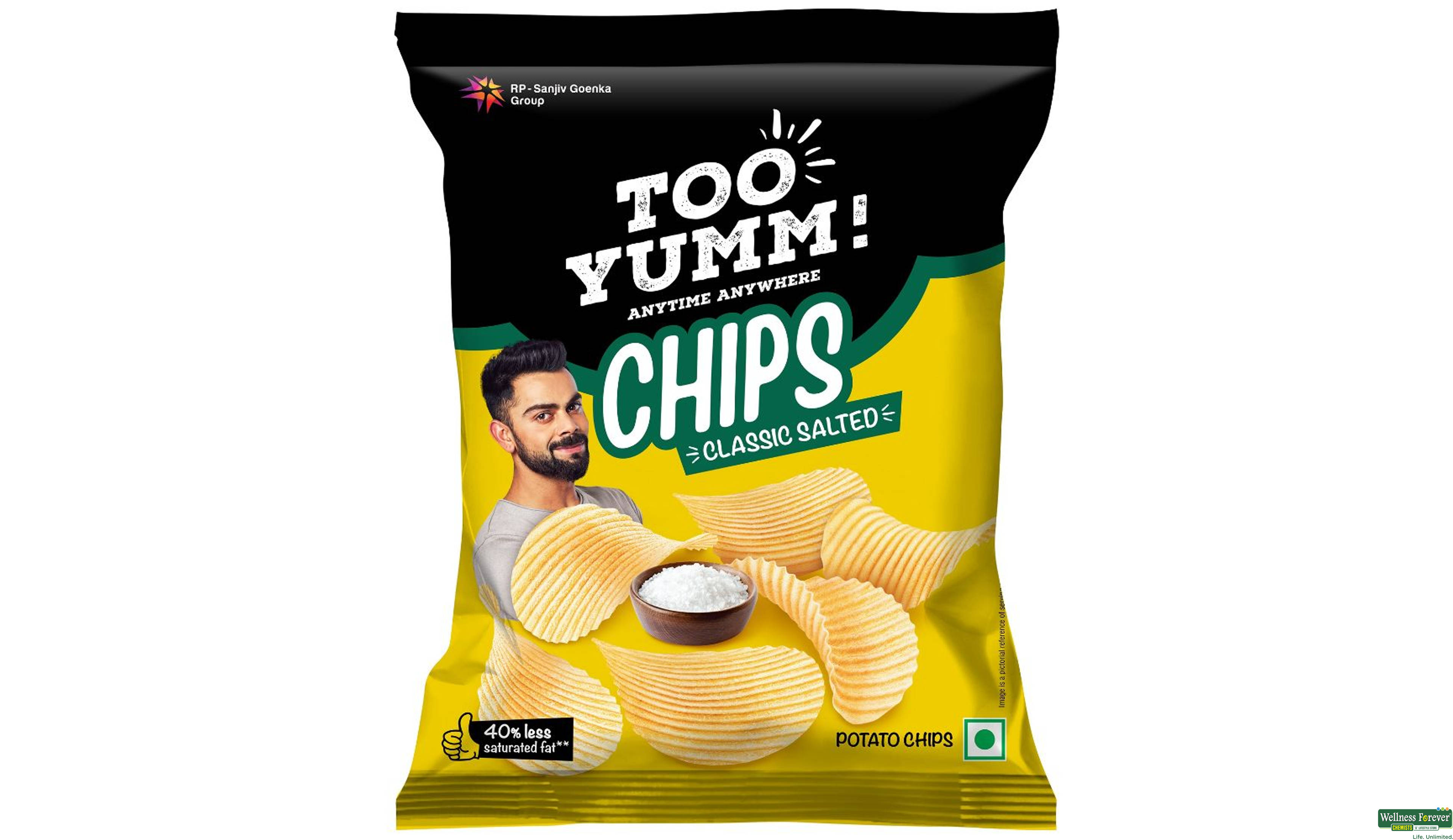 TOO YUMM CHIPS CLASSIC SALTED 130GM- 1, 130GM, null