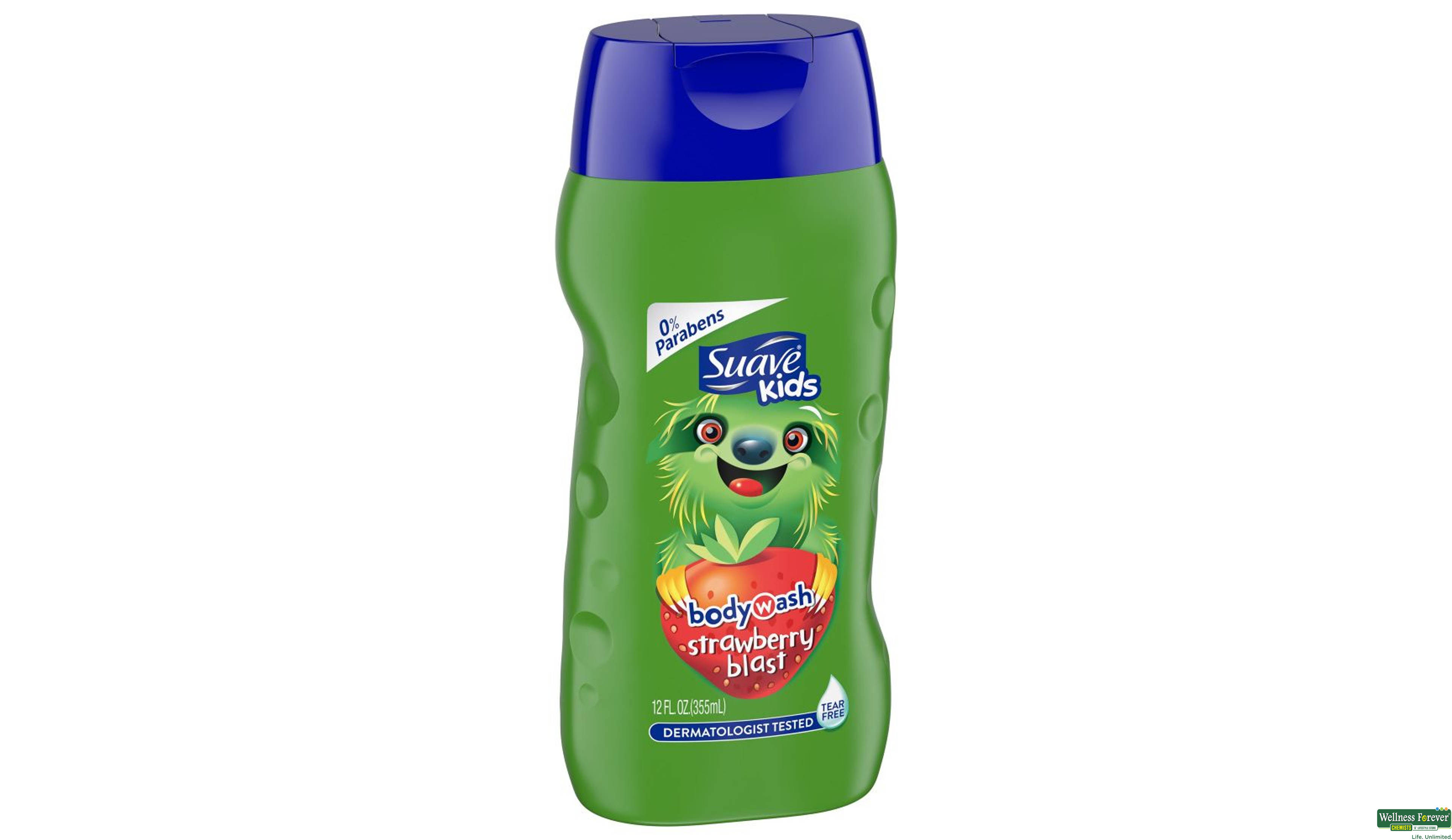 SUAVE B/WASH KIDS STRAWB 12 OZ 355ML- 5, 355ML, null