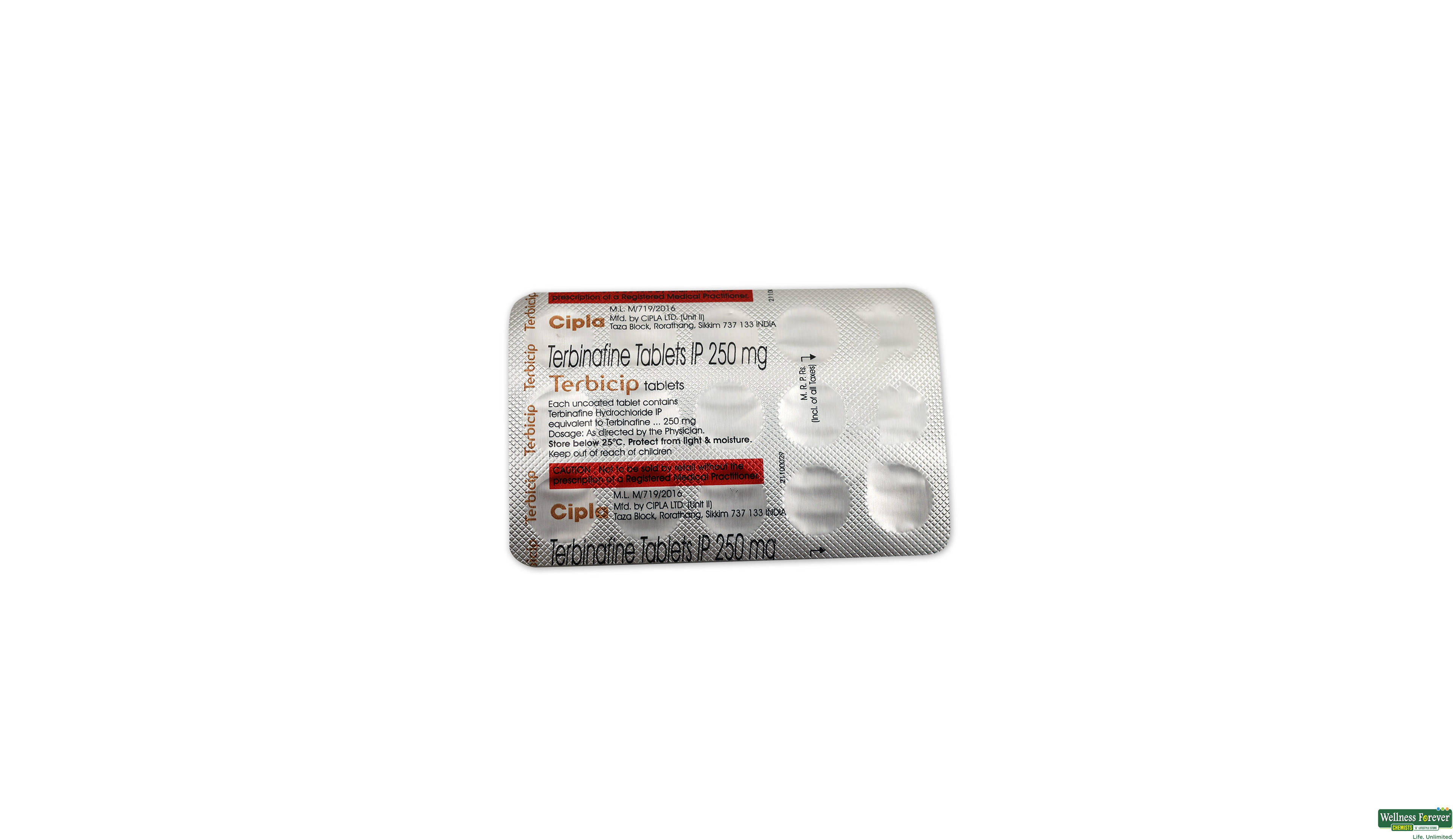 TERBICIP 250MG 15TAB- 1, 15TAB, 