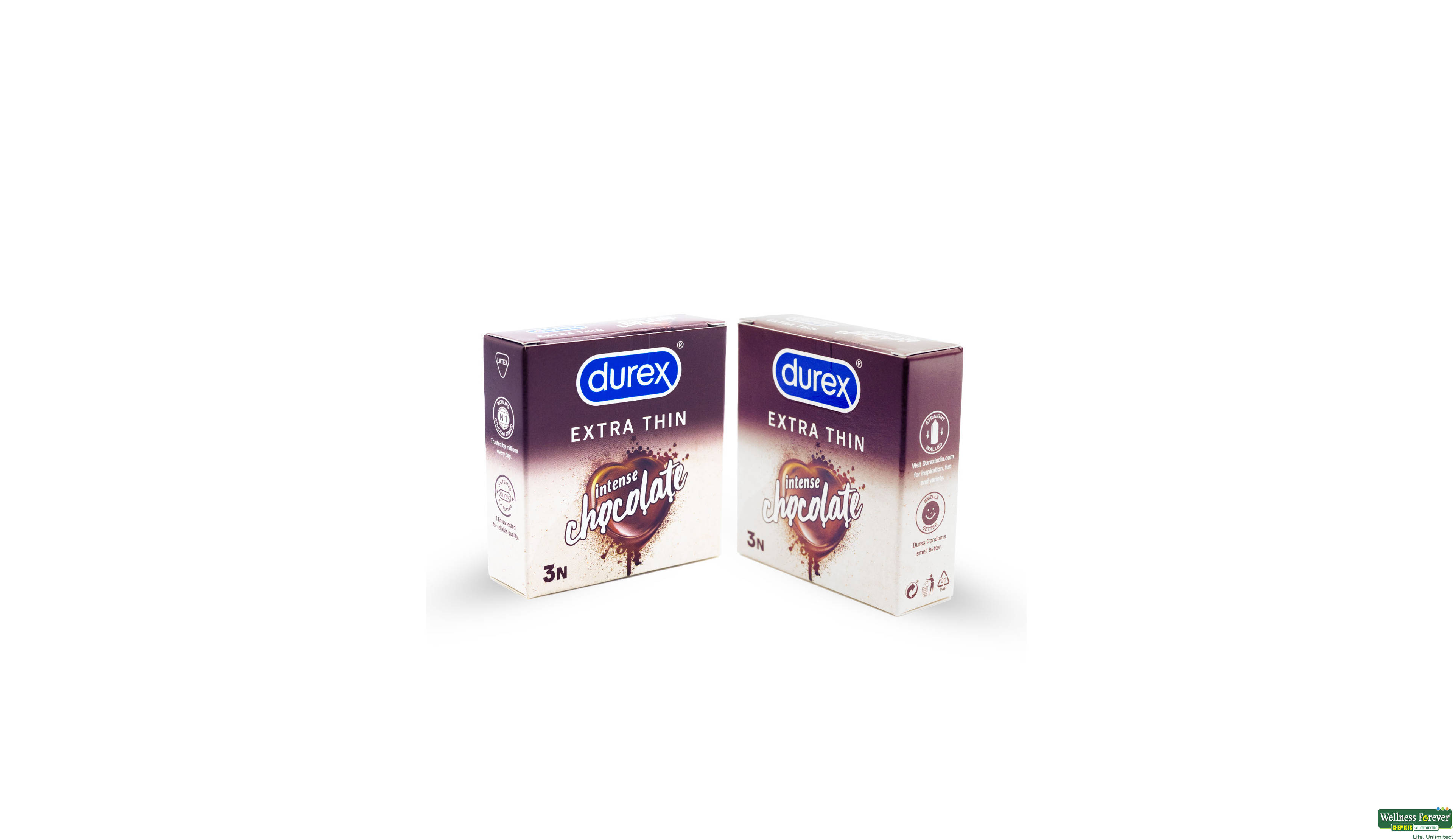 DUREX CONDOM INTENSE CHOC 3PC- 1, 3PC, 