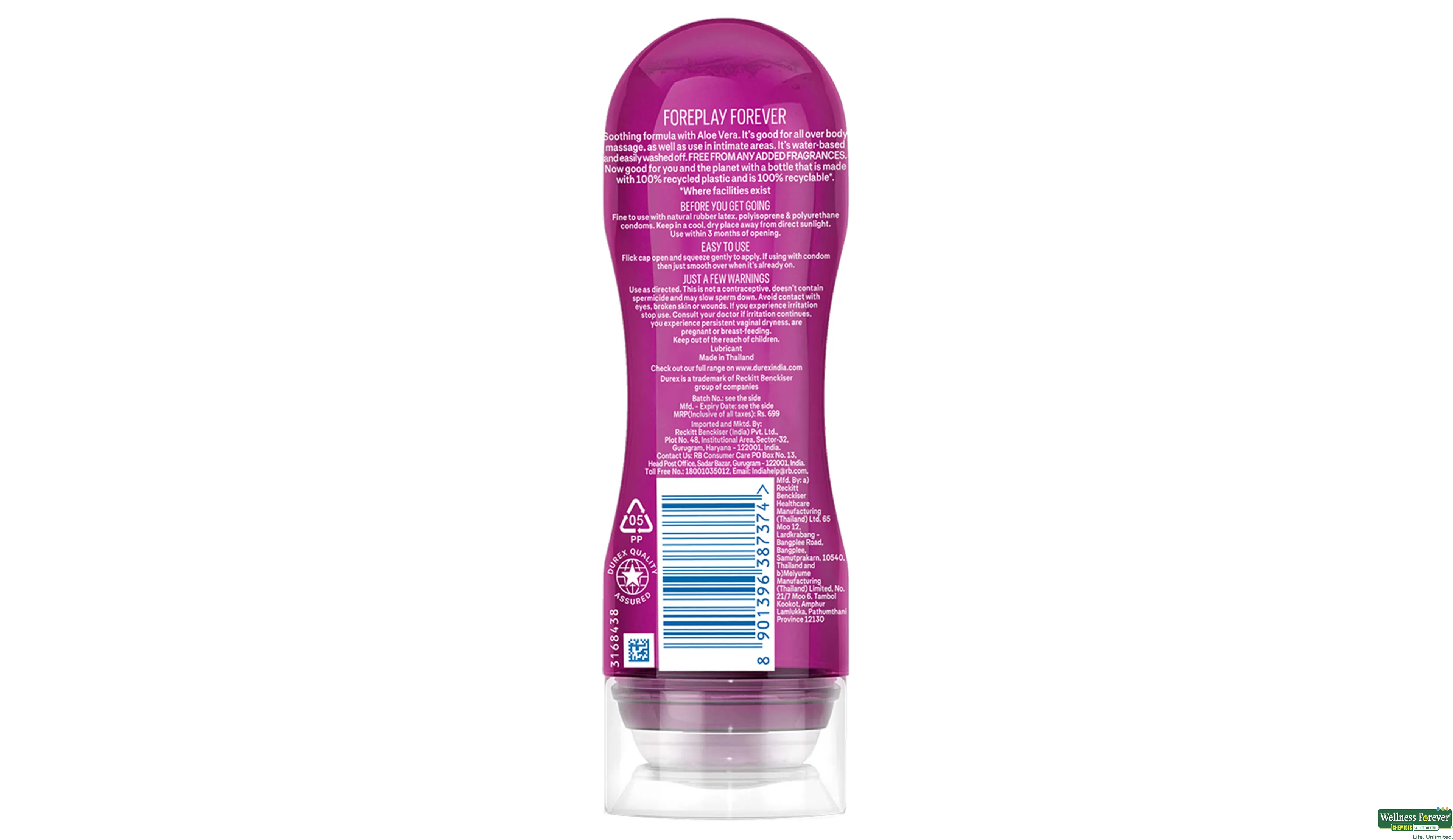 DUREX LUBES GEL ALOE 200ML- 2, 200ML, 