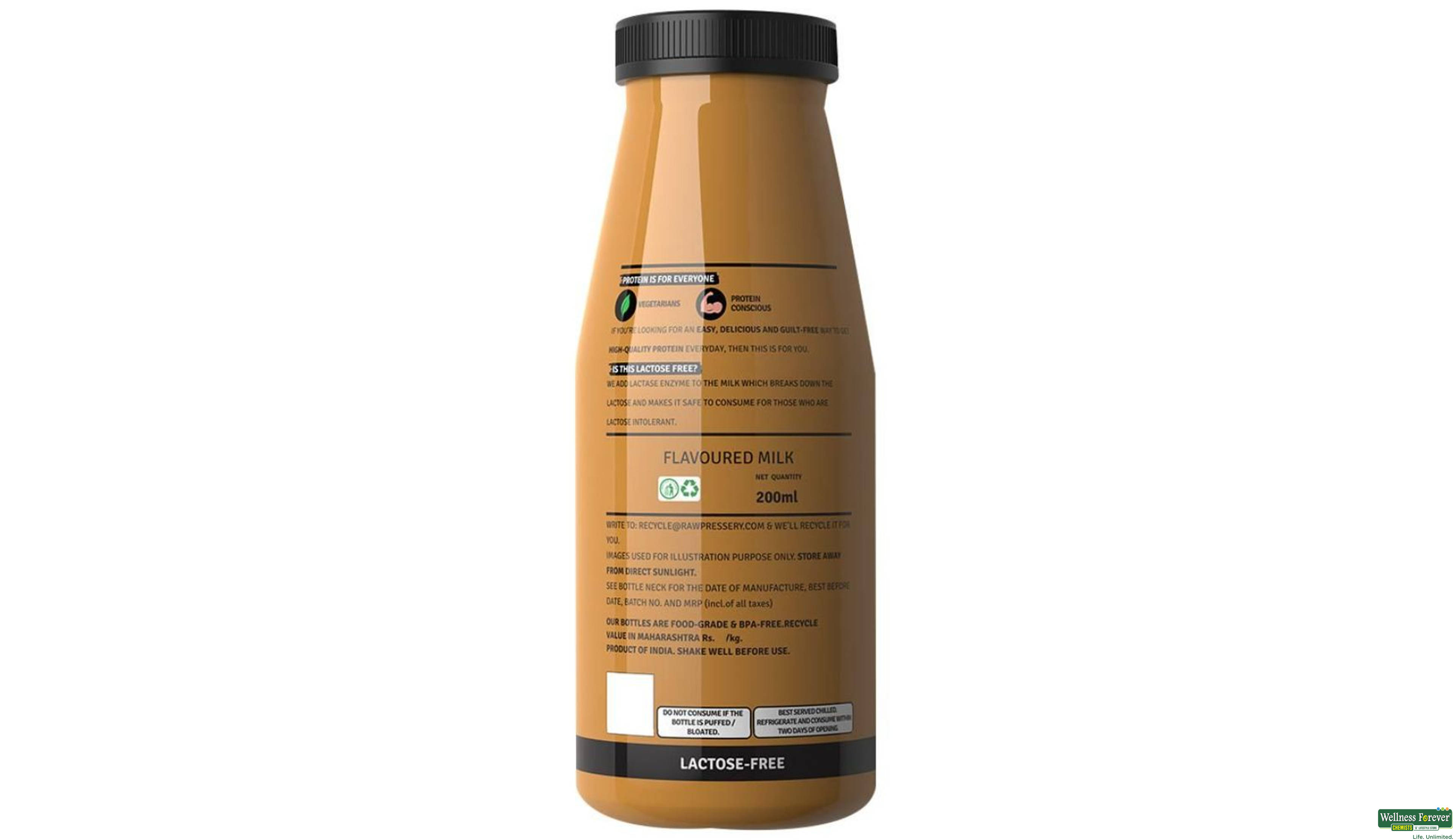 RAW PRESSERY COLD COFFEE PROTEIN 200ML- 2, 200ML, 