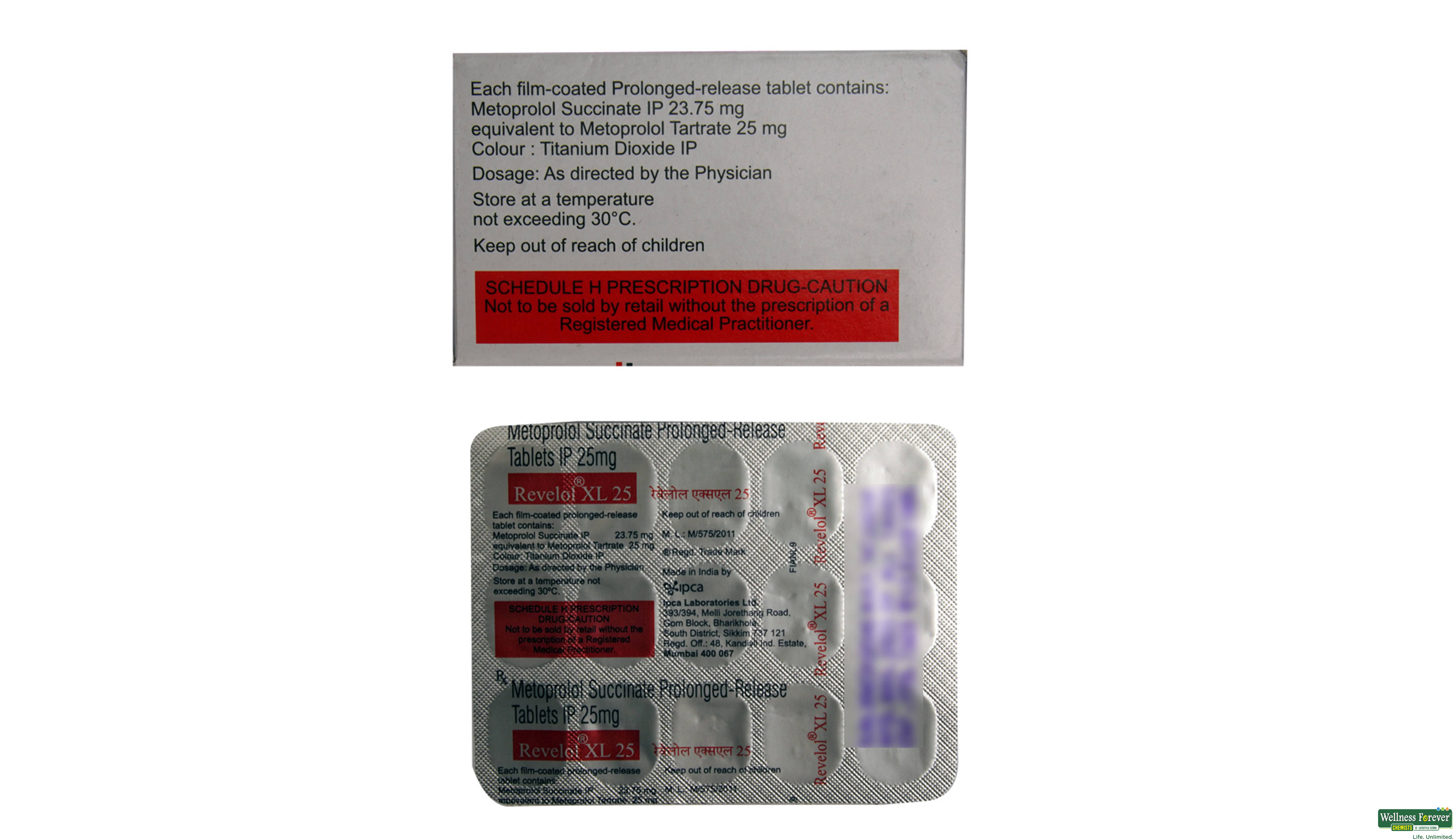 REVELOL-XL 25MG 15TAB- 2, 15TAB, 