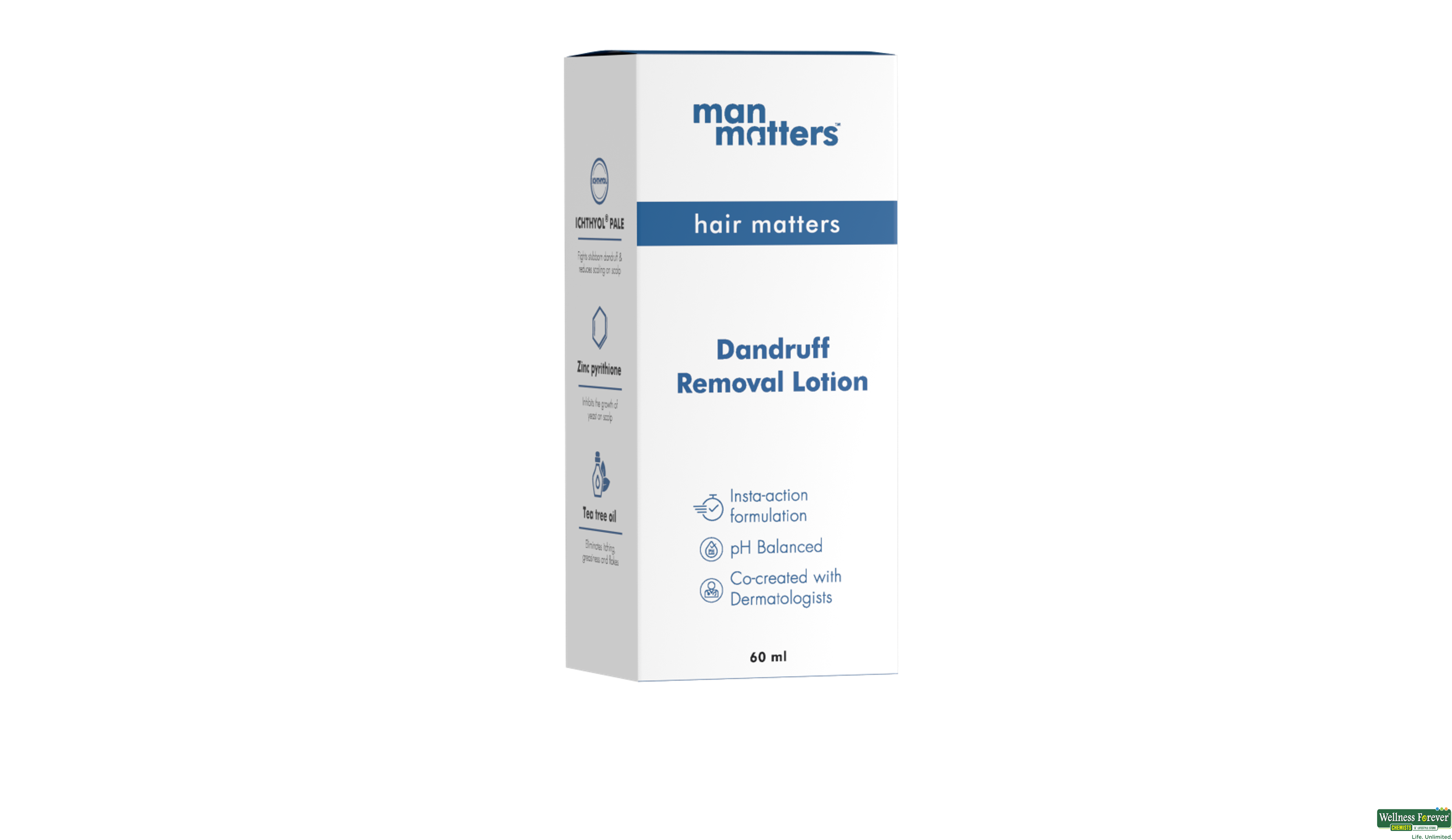 MAN MATTERS DANDRUFF REMOVAL LTN 60ML- 3, 60ML, 