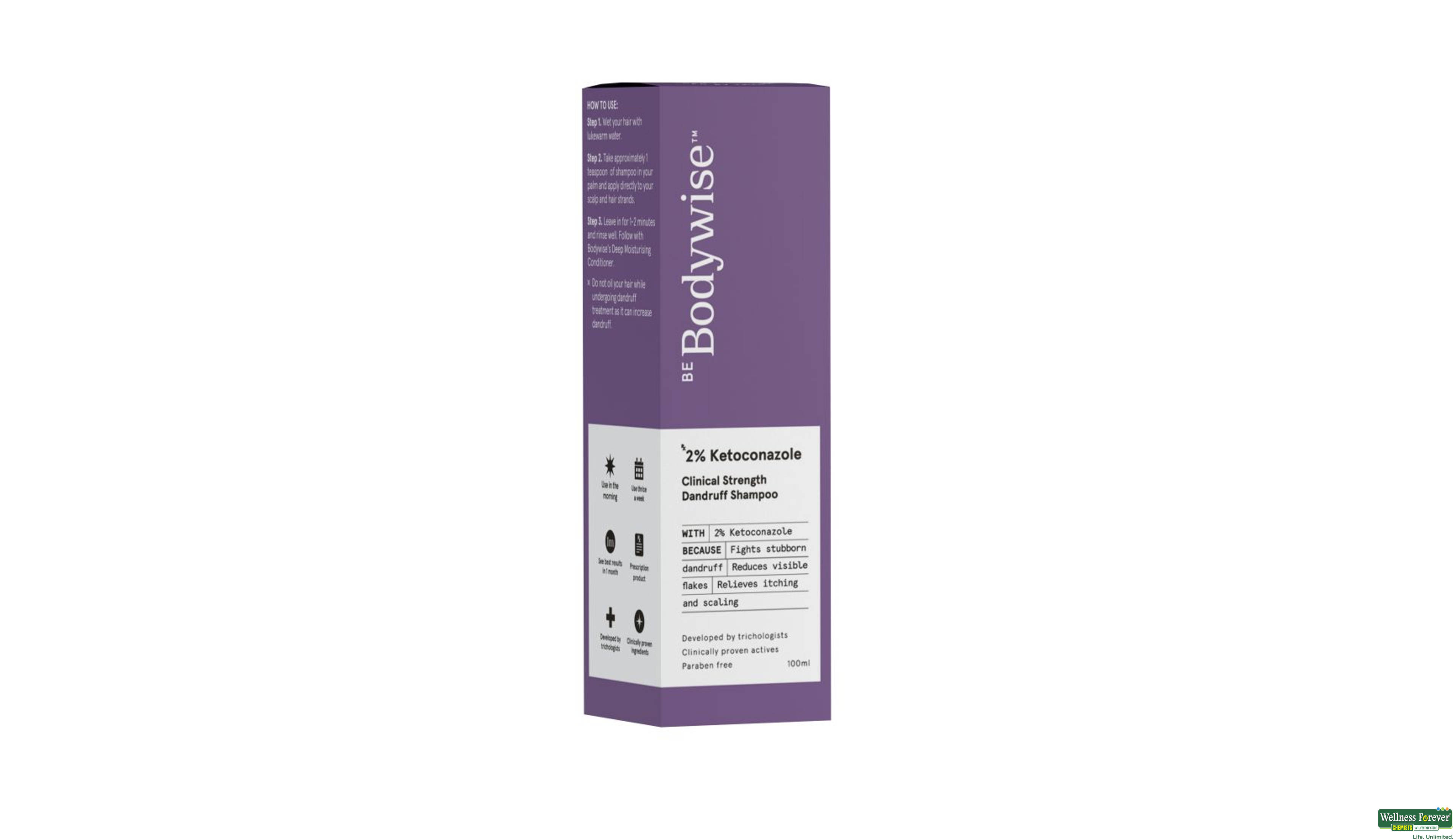 BE BODYWISE STRENGTH DANDRUFF SHAMP 100ML- 3, 100ML, 