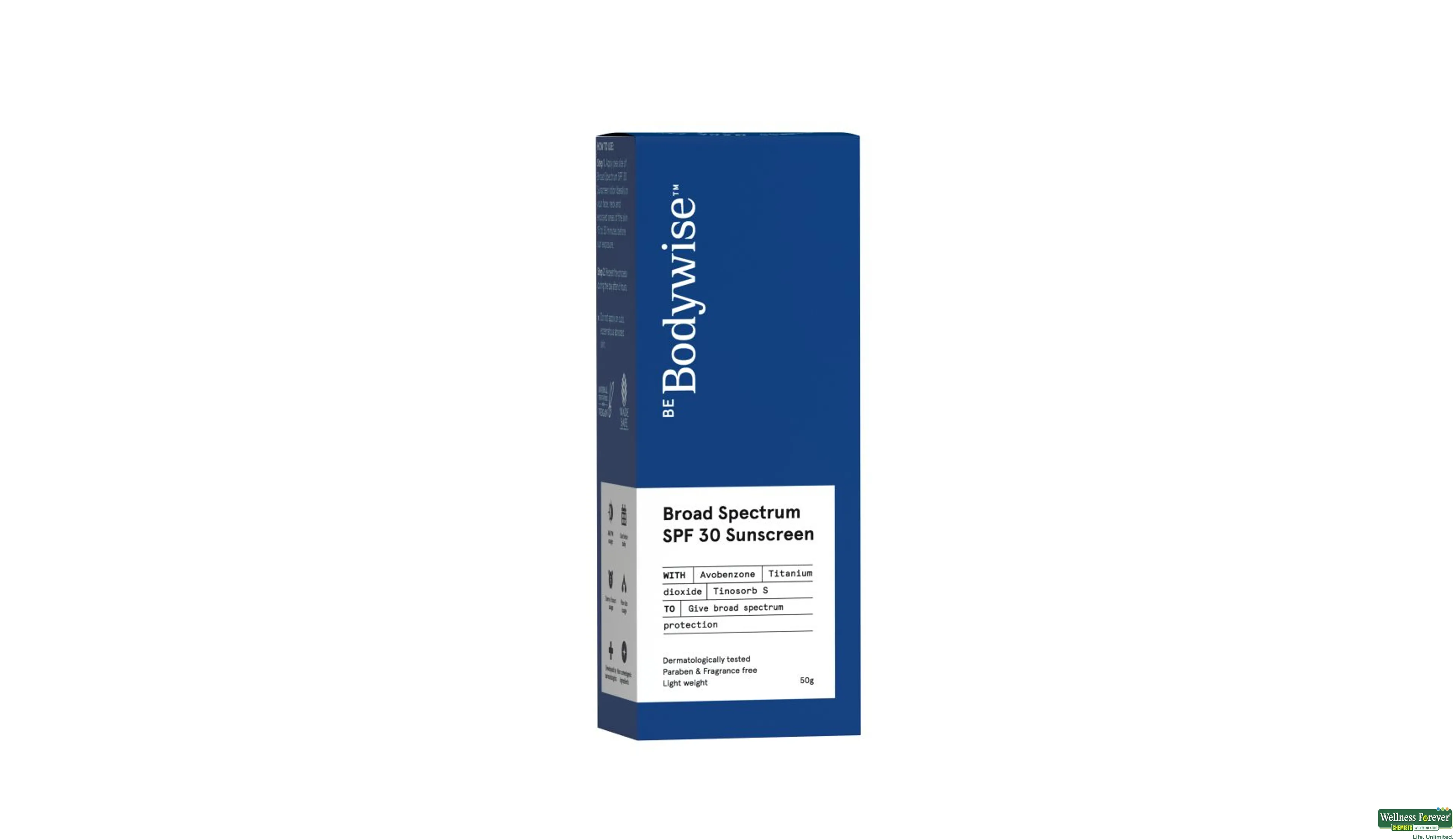 BE BODYWISE BROAD SPEC SPF30 SUNSCREEN 50GM- 5, 50GM, 