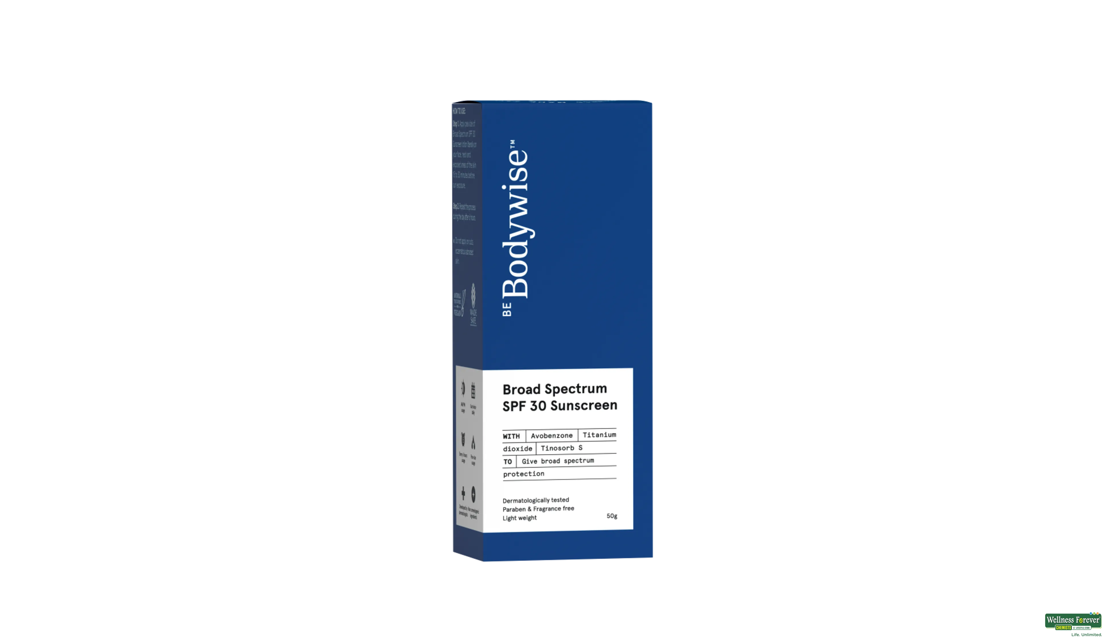 BE BODYWISE BROAD SPEC SPF30 SUNSCREEN 50GM- 6, 50GM, 