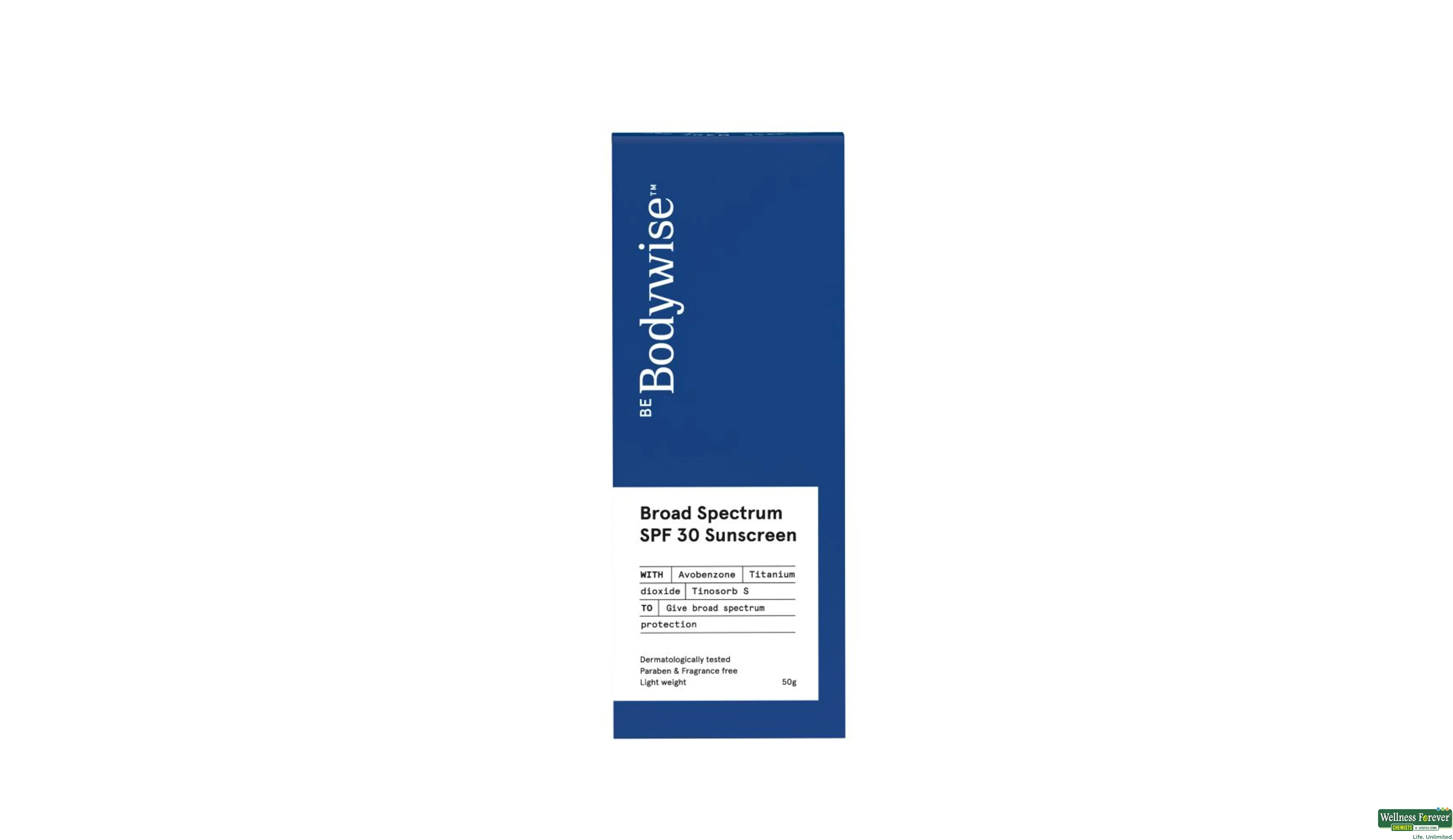 BE BODYWISE BROAD SPEC SPF30 SUNSCREEN 50GM- 7, 50GM, 