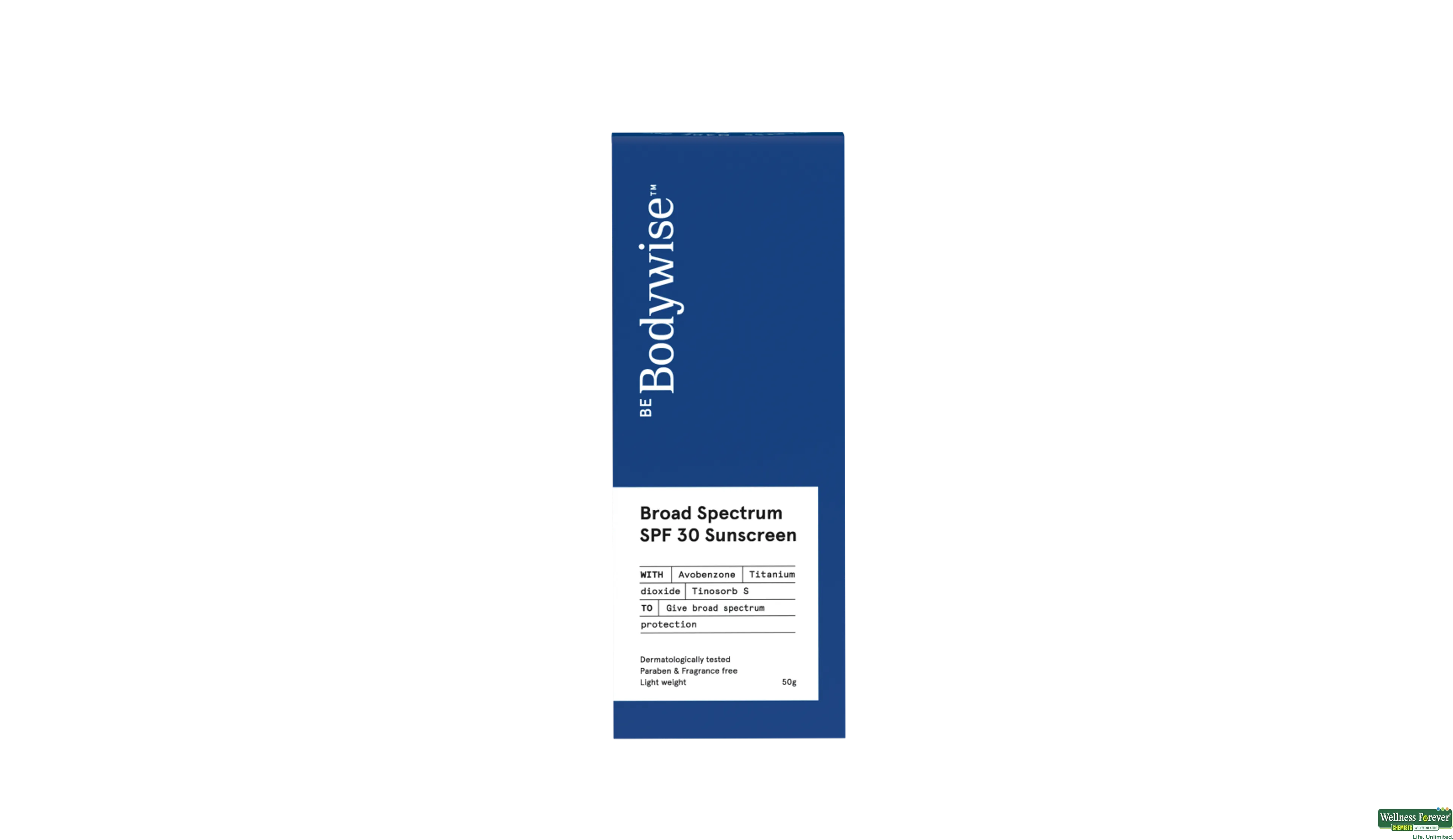 BE BODYWISE BROAD SPEC SPF30 SUNSCREEN 50GM- 8, 50GM, 