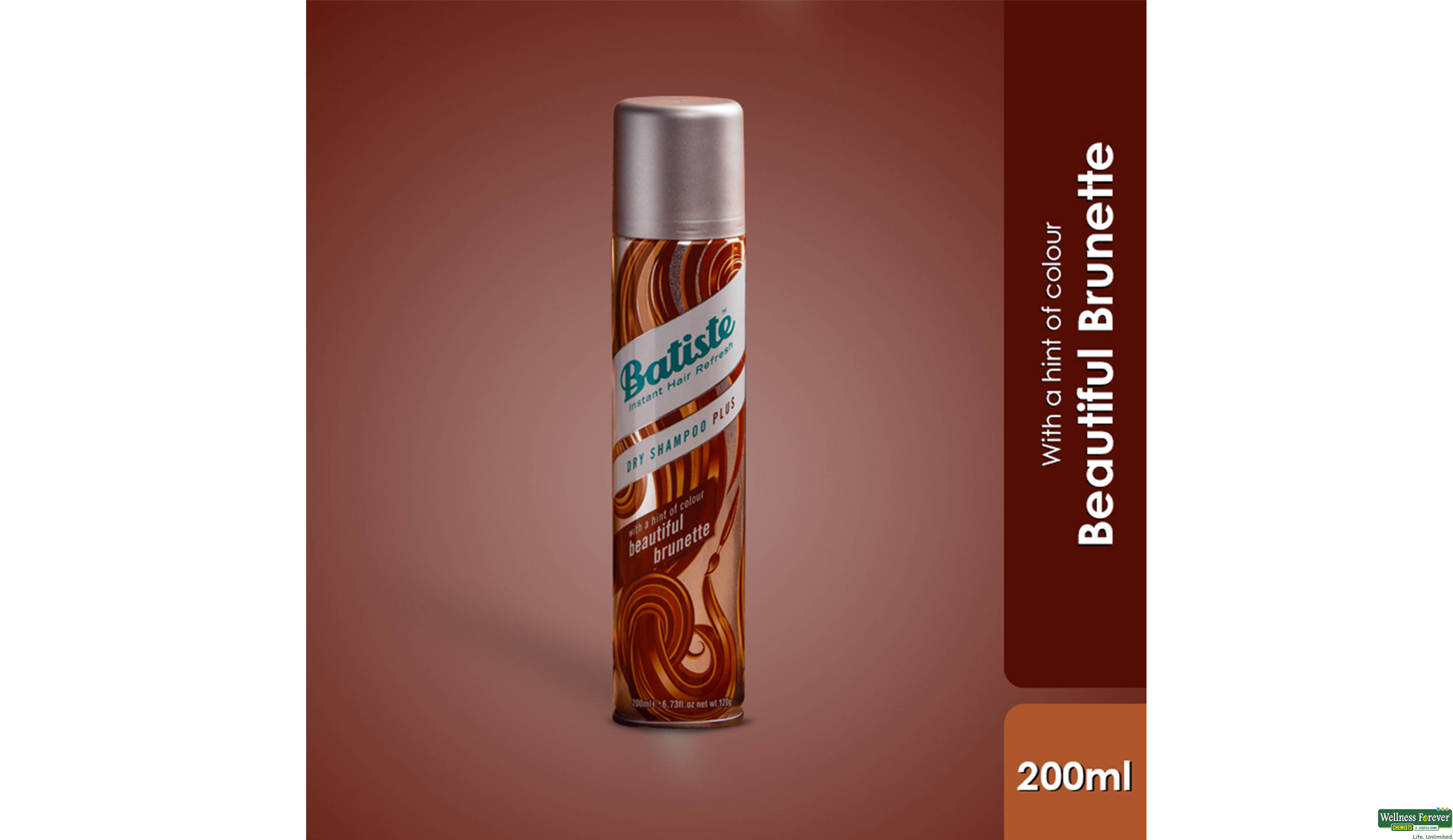 BATISTE DRY SHAMP DIVINE DARK 200ML- 2, 200ML, 