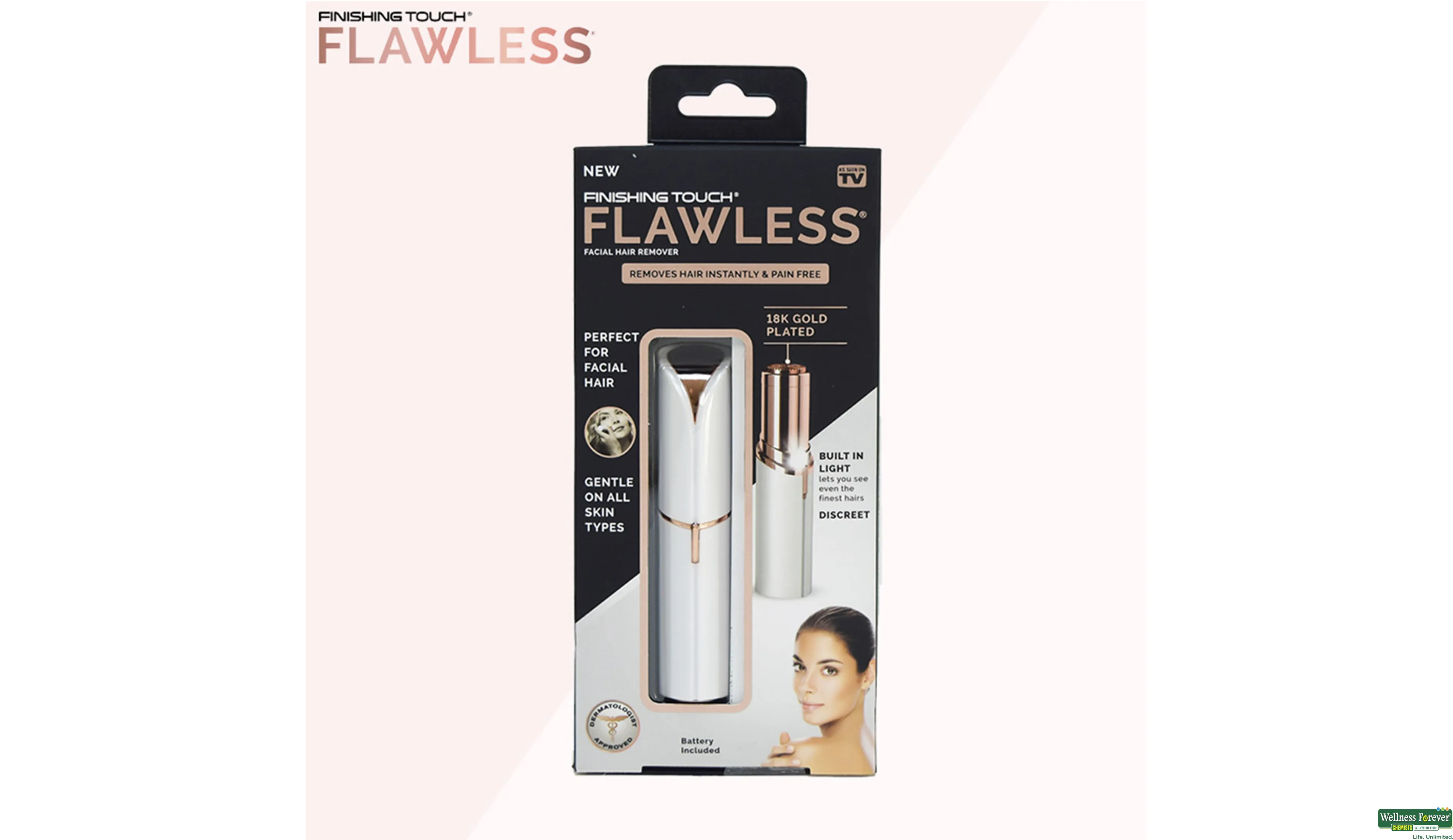 Facial Hair Remover White – Flawless Beauty India