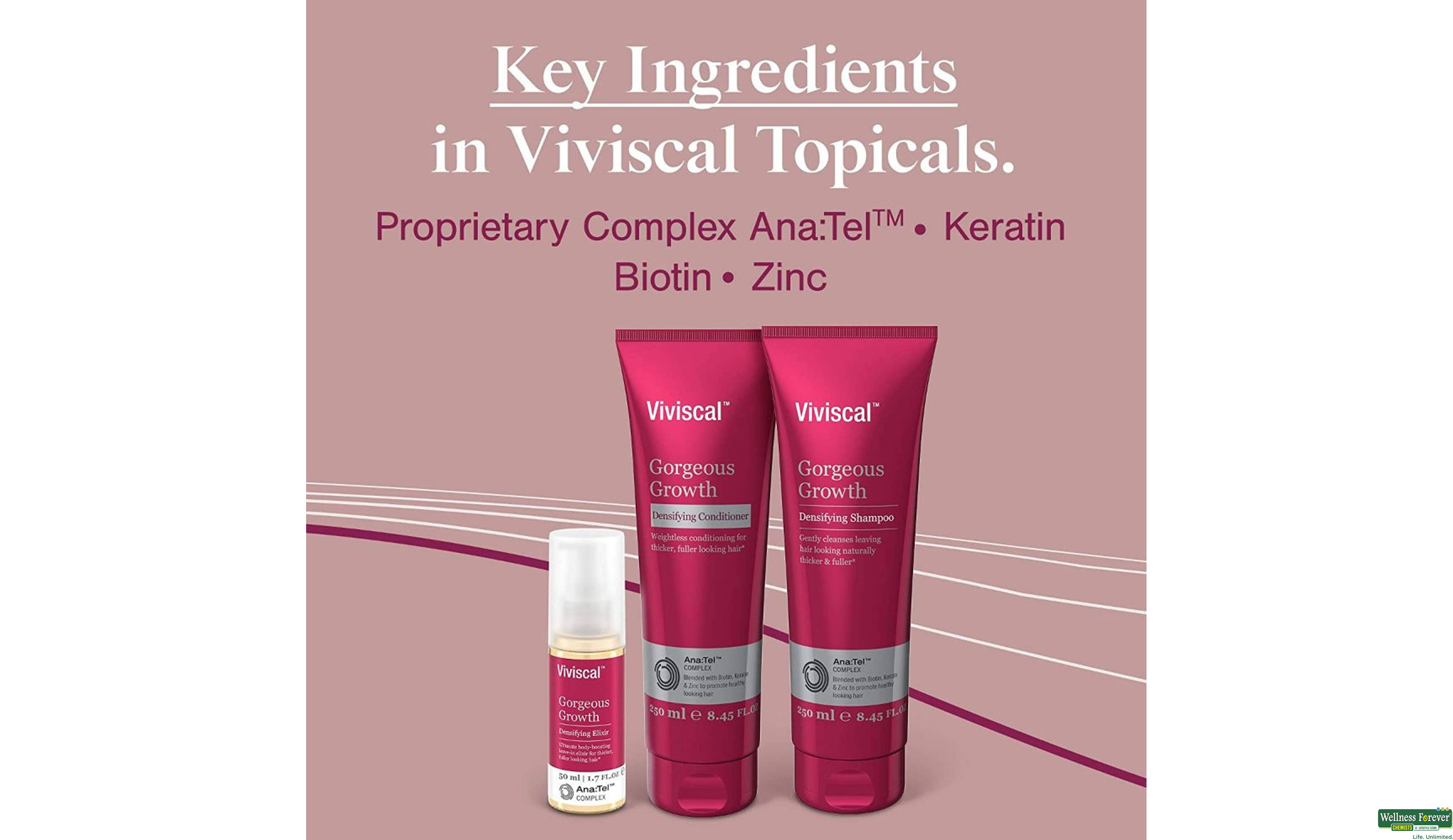VIVISCAL DENSIFYING ELIXIR 1.7 OZ 50ML- 5, 25KG, null