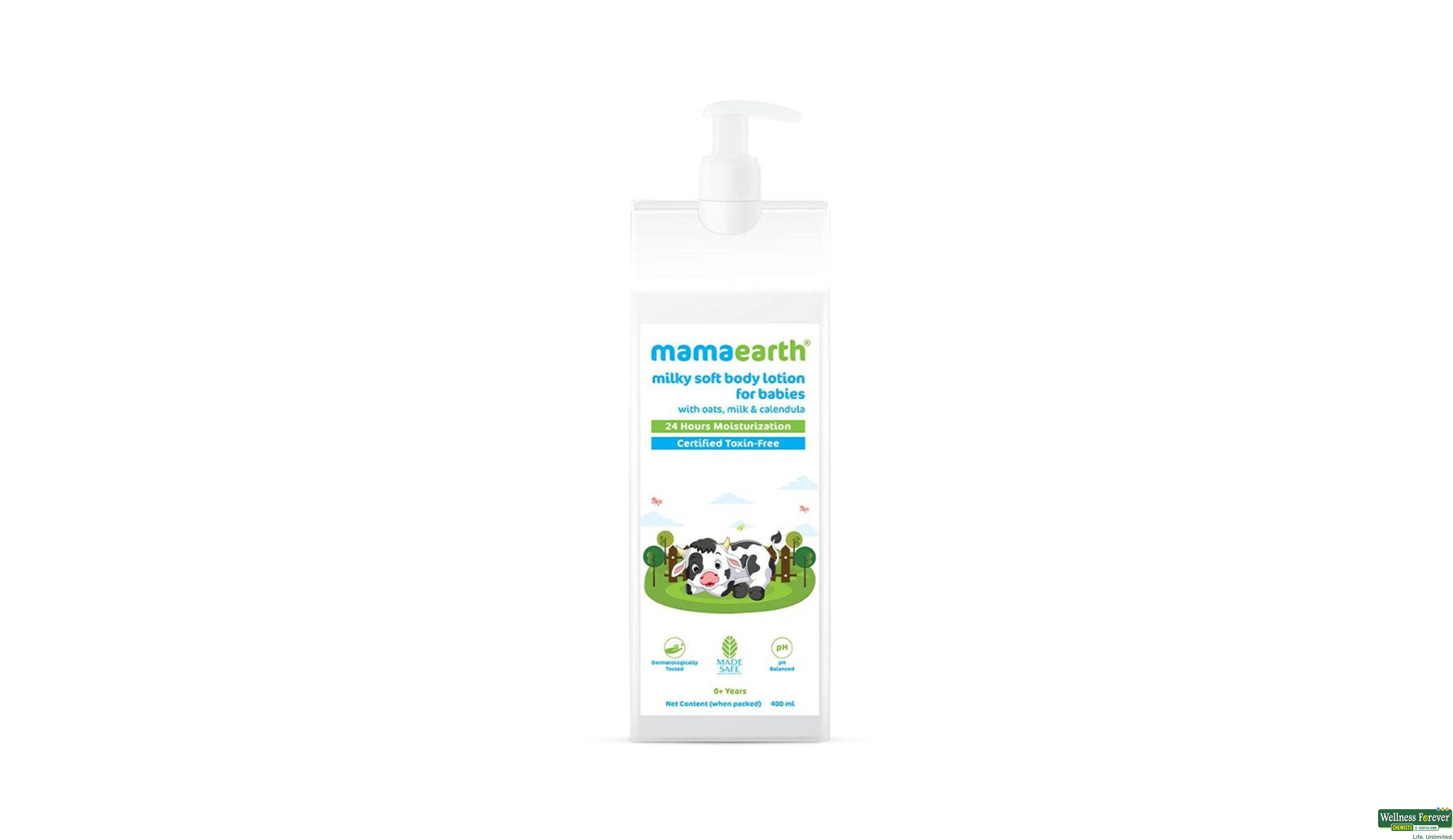 MAMAEARTH MILK BODY LOTION 400ML- 1, 400ML, 