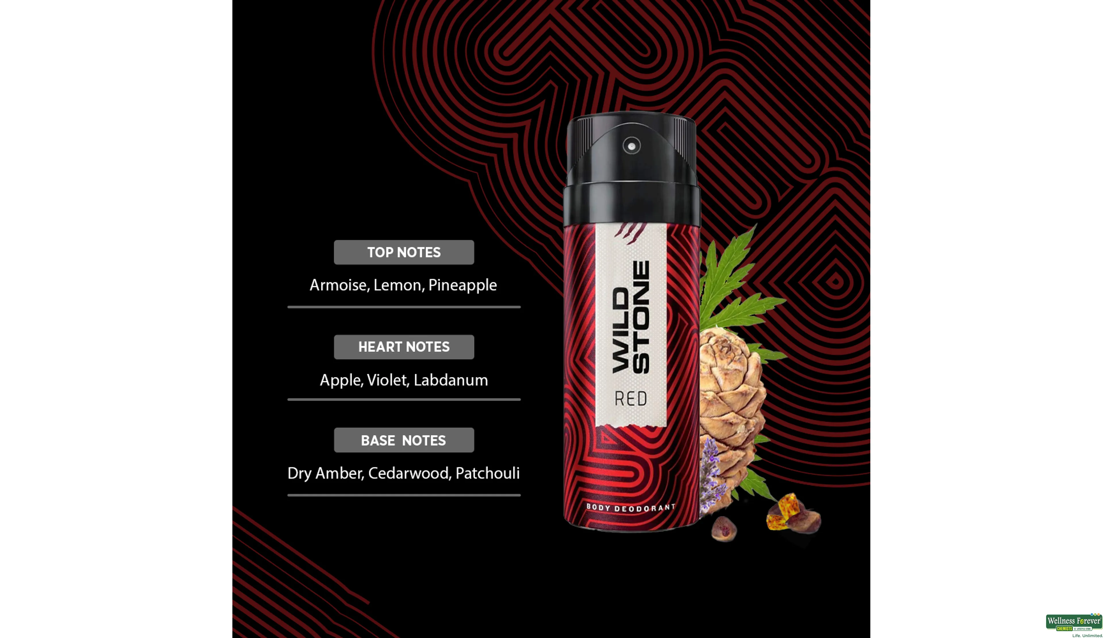 Buy Wild Stone Red Deodorant For Men, 150 ml Online at Best Prices