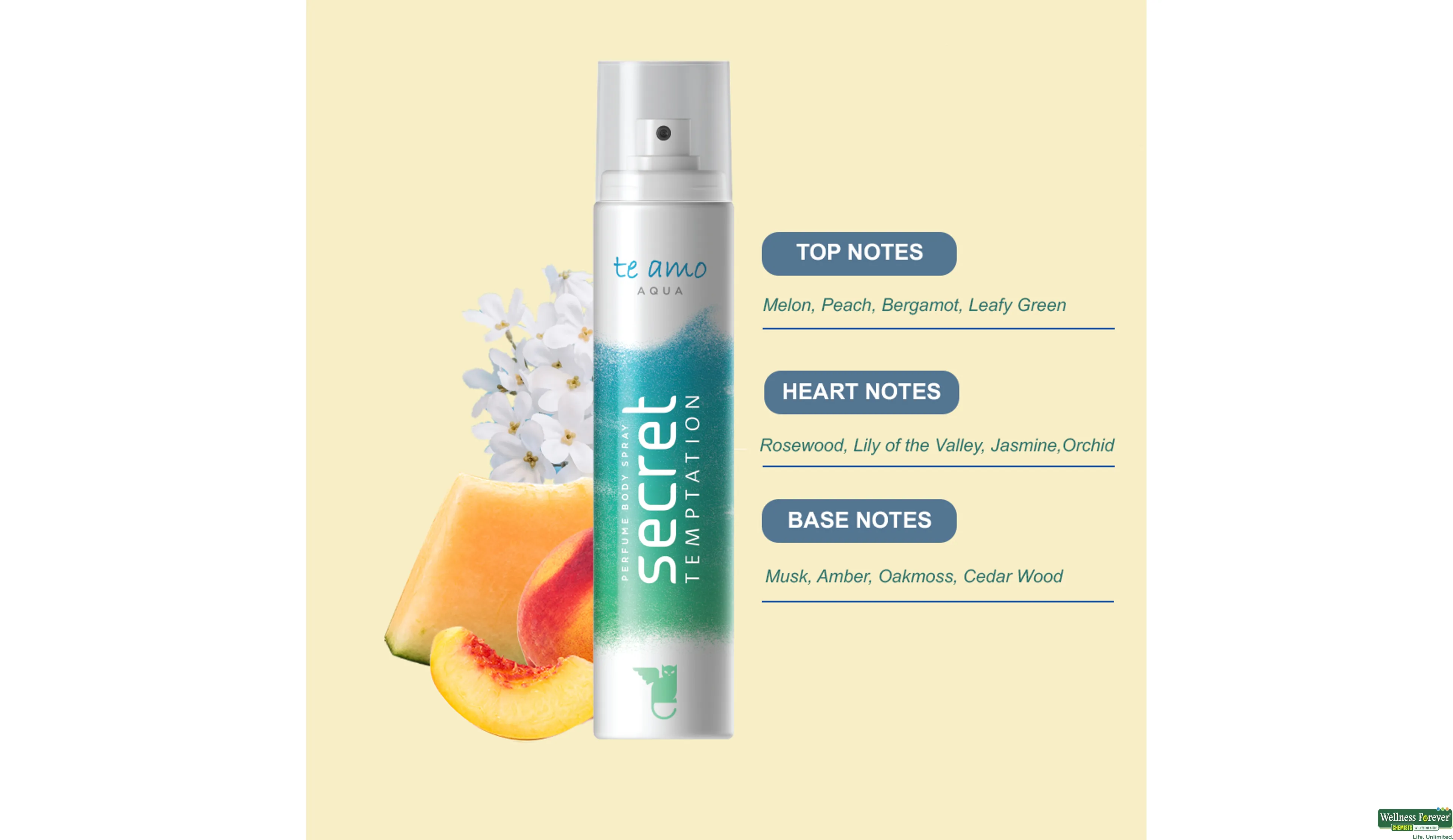 Buy Secret Temptation Te Amo Aqua Deodorant for Women 120 ml