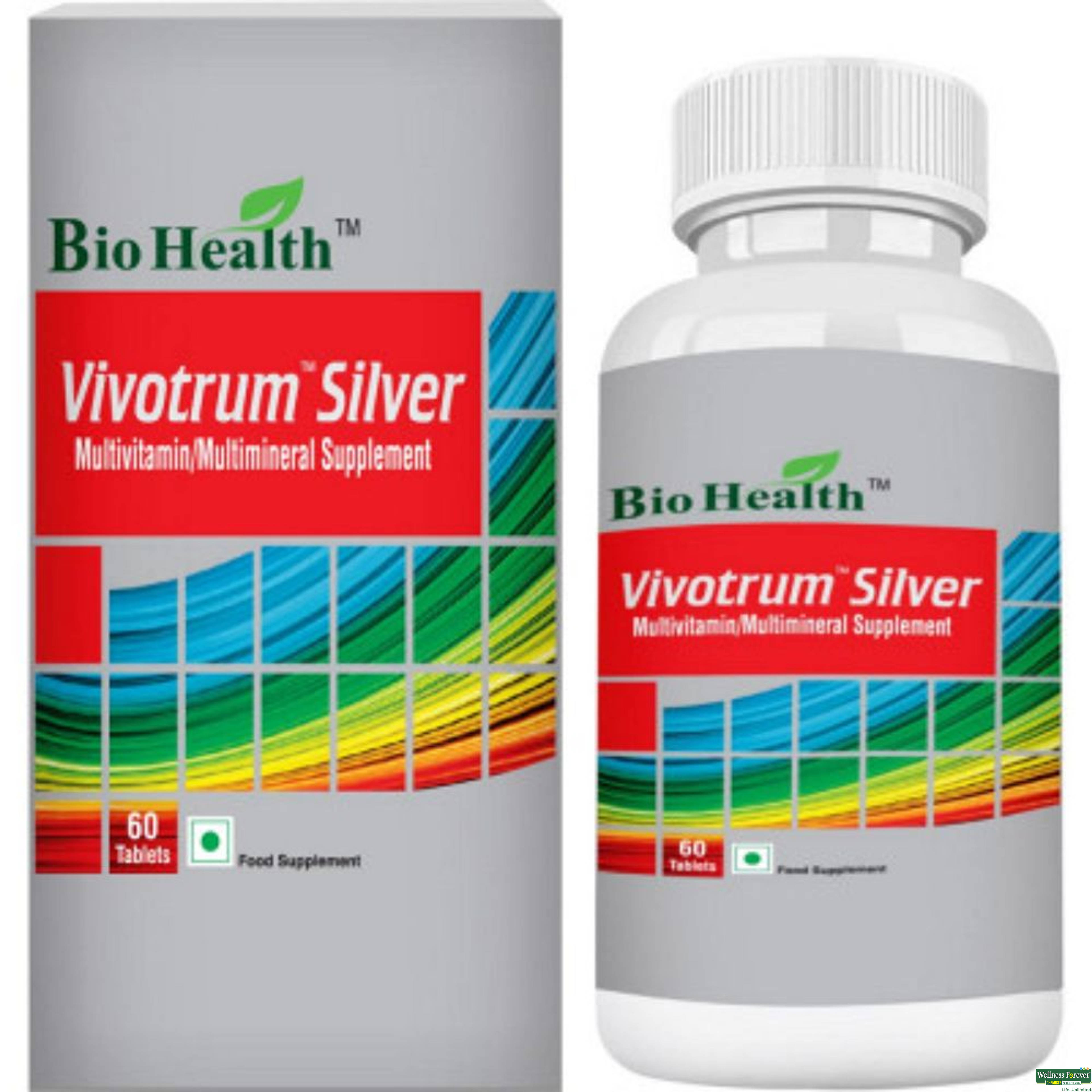 BIOHEALTH VIVOTRUM SILVER MULTVIT 60TAB-image